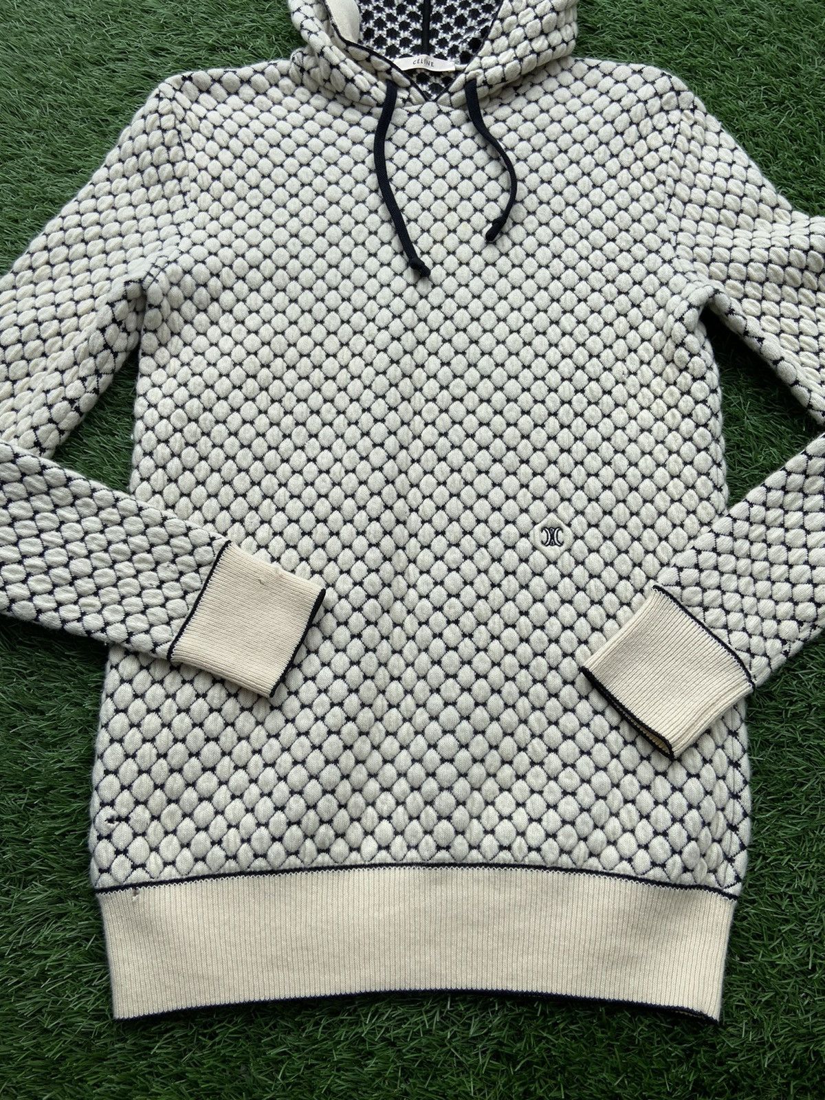 Celine Celine Sweatshirt Pullover Hoodie Spider Black & White Size US S / EU 44-46 / 1 - 2 Thumbnail
