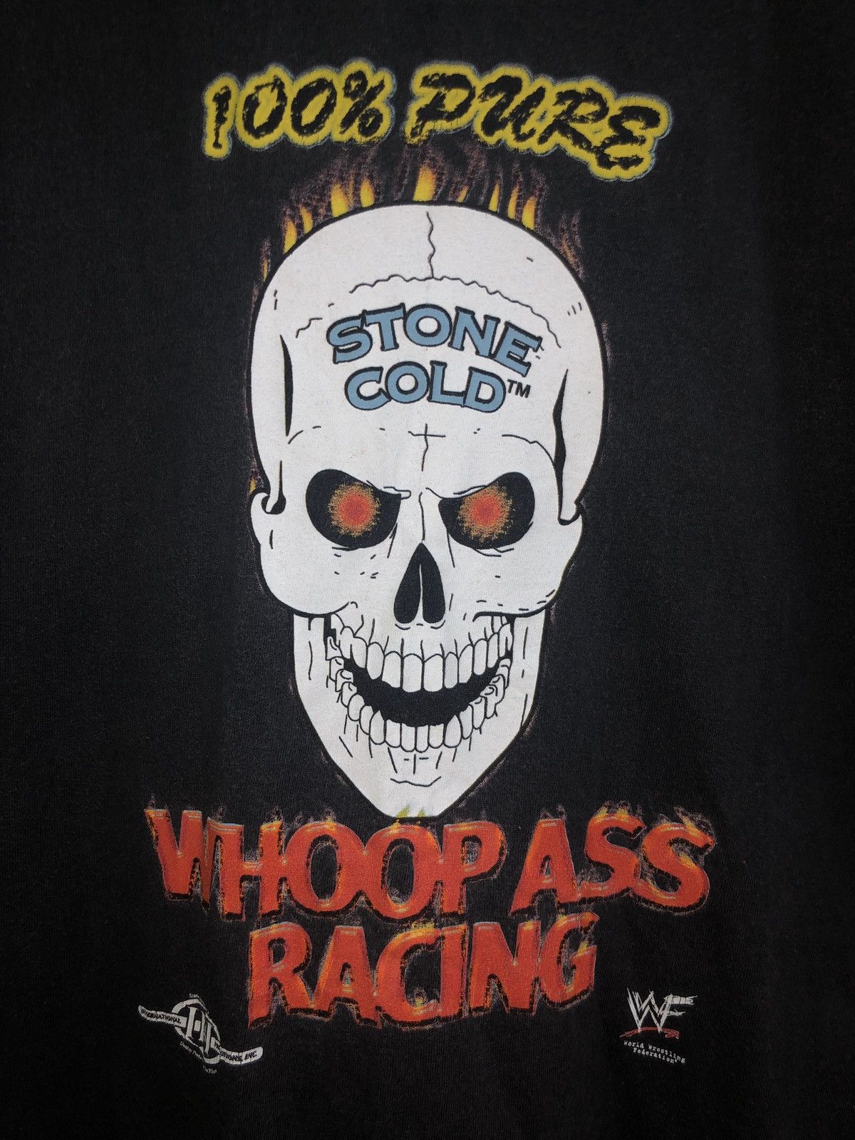 Vintage Vintage 90s Stone Cold Whoop Ass Racing World Wrestling Size US L / EU 52-54 / 3 - 2 Thumbnail