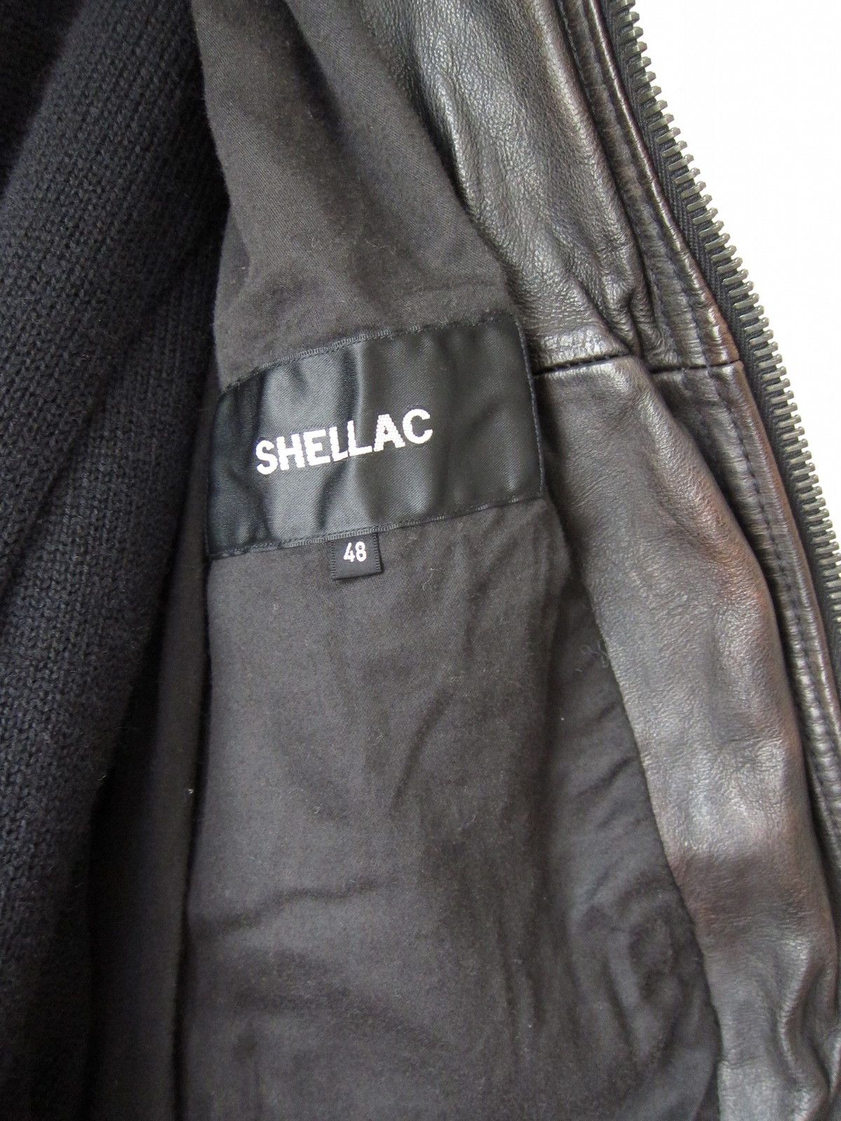 Shellac *NEW* 2-IN-1 LEATHER VEST FUR JACKET Size US S / EU 44-46 / 1 - 9 Thumbnail