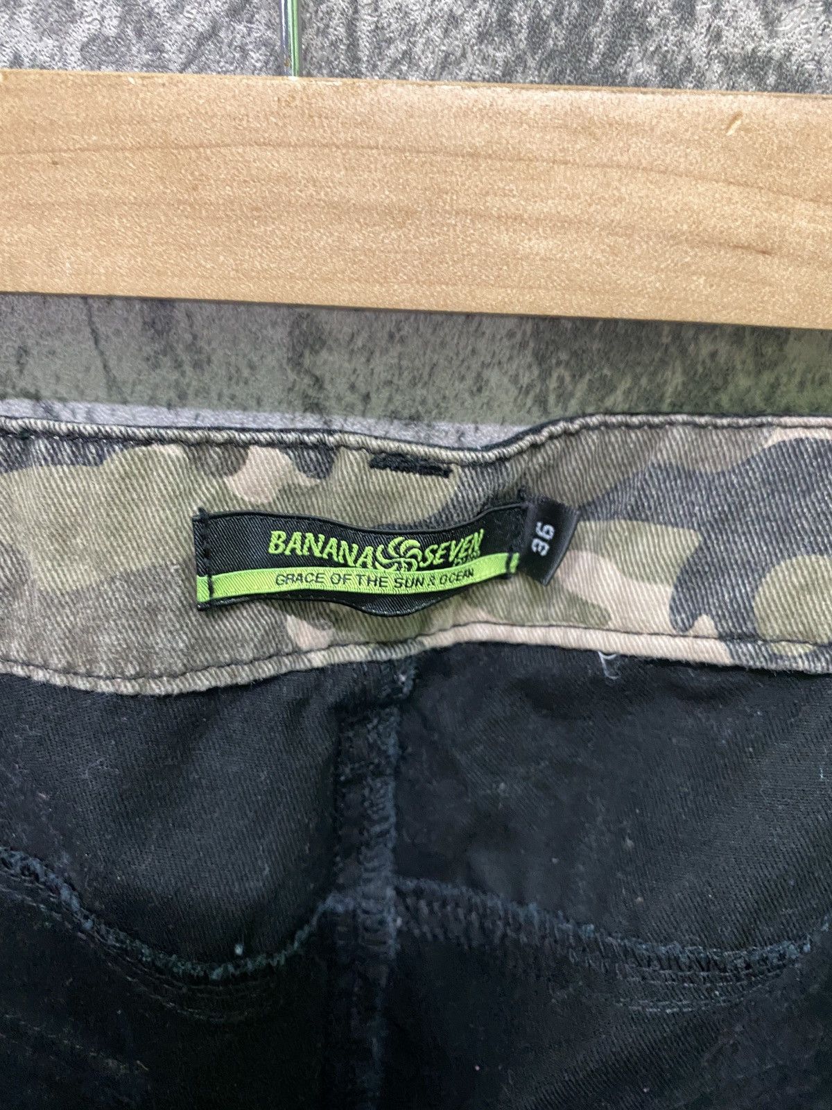 Designer × Japanese Brand BANANA SEVEN Patches Nice Design 5 Pocket Pants Size US 34 / EU 50 - 17 Thumbnail