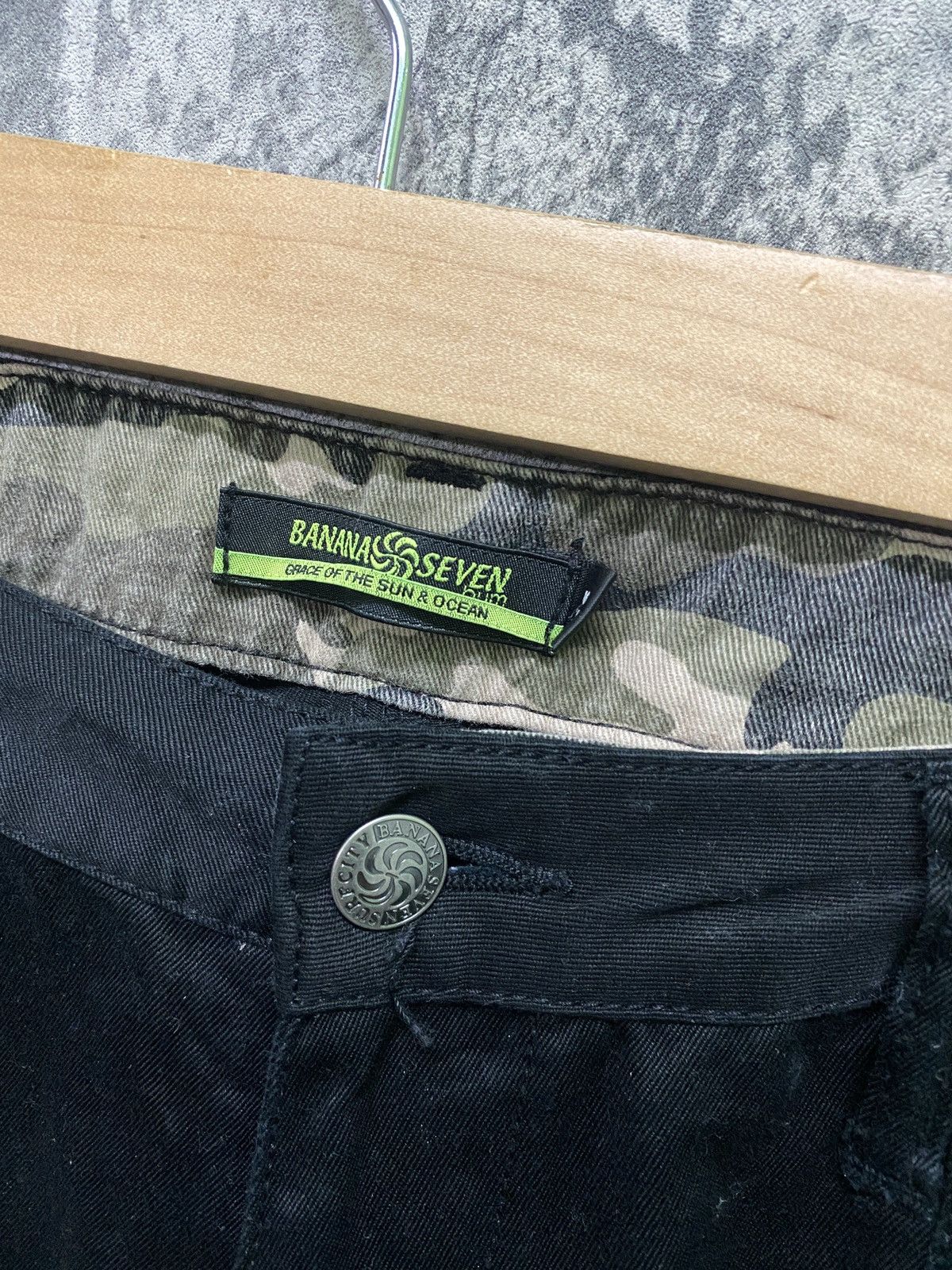 Designer × Japanese Brand BANANA SEVEN Patches Nice Design 5 Pocket Pants Size US 34 / EU 50 - 9 Thumbnail
