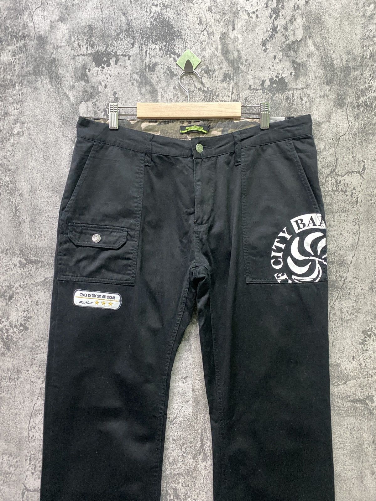 Designer × Japanese Brand BANANA SEVEN Patches Nice Design 5 Pocket Pants Size US 34 / EU 50 - 3 Thumbnail