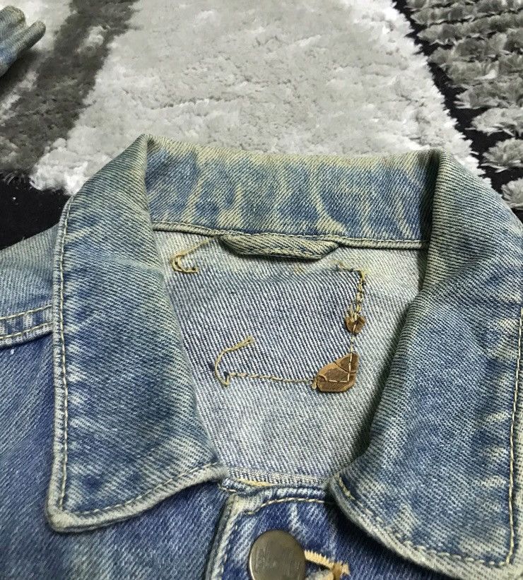 Vintage vintage 80s Blue way trucker denim jacket Size US S / EU 44-46 / 1 - 5 Thumbnail