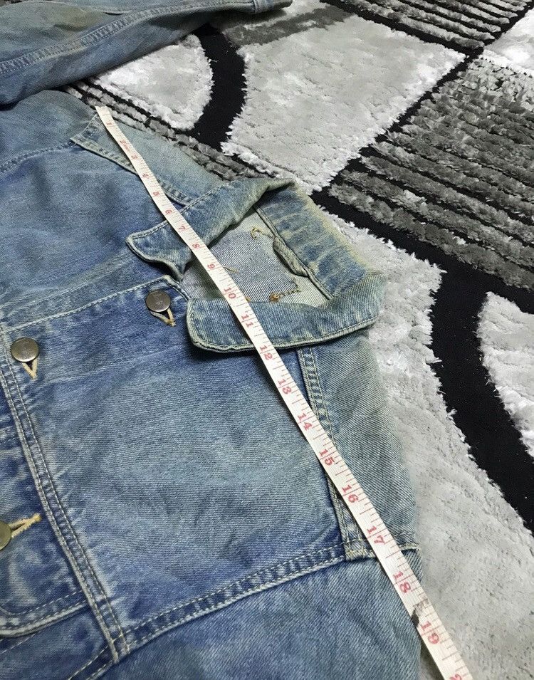 Vintage vintage 80s Blue way trucker denim jacket Size US S / EU 44-46 / 1 - 8 Thumbnail