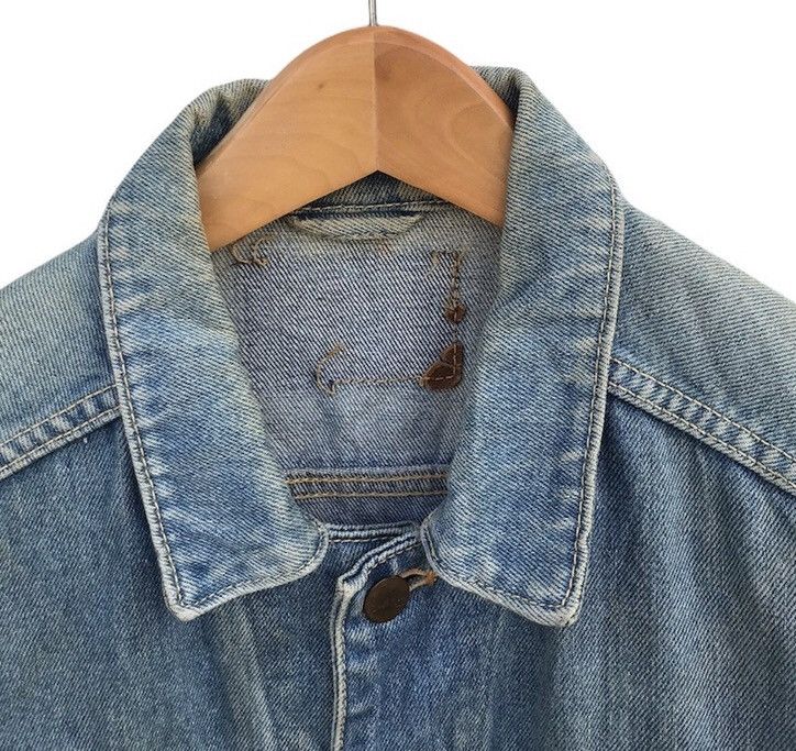 Vintage vintage 80s Blue way trucker denim jacket Size US S / EU 44-46 / 1 - 2 Thumbnail