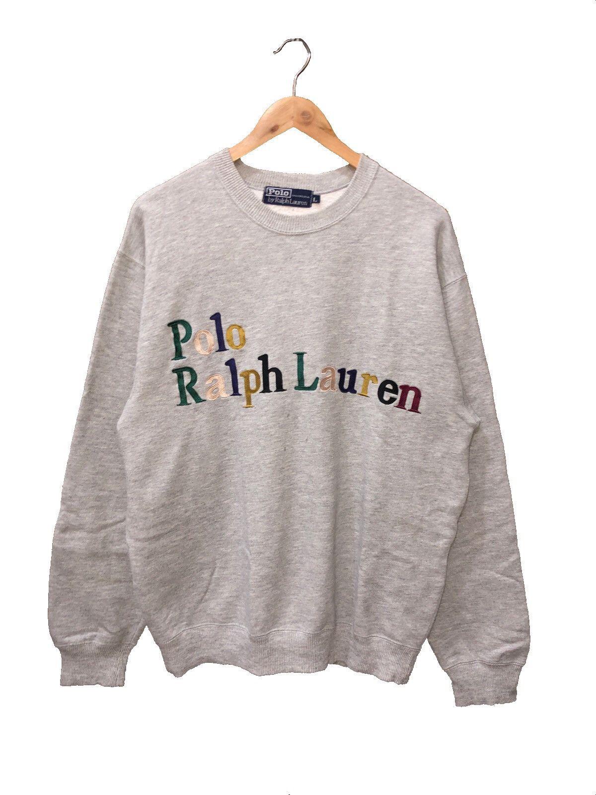 Polo Ralph Lauren Rare Polo Ralph Lauren Embroidered Sweatshirts Jumper Size US L / EU 52-54 / 3 - 1 Thumbnail