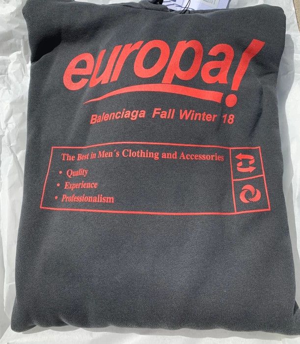 Balenciaga Europa Hoodie Size US M / EU 48-50 / 2 - 2 Thumbnail