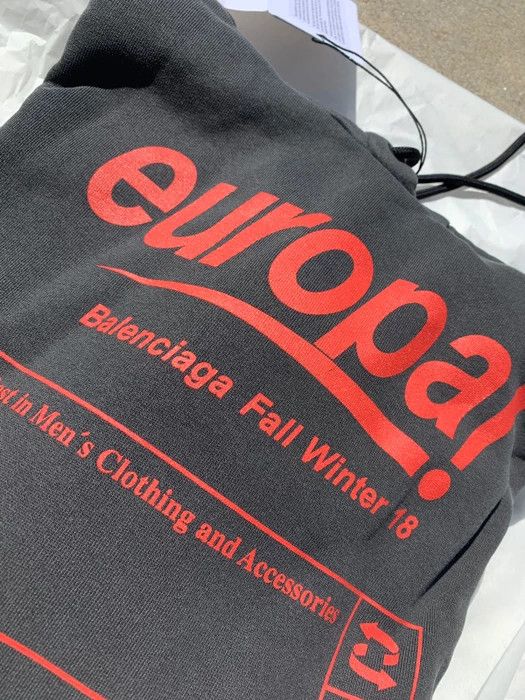 balenciaga europa hoodie