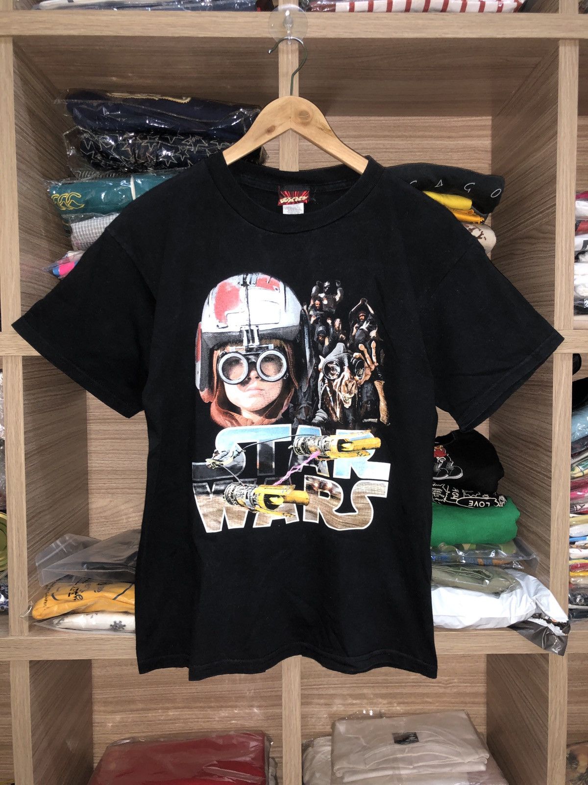 Star Wars × Vintage Rare Vintage Star Wars Lucas Film Ltd Shirts Size US S / EU 44-46 / 1 - 1 Thumbnail