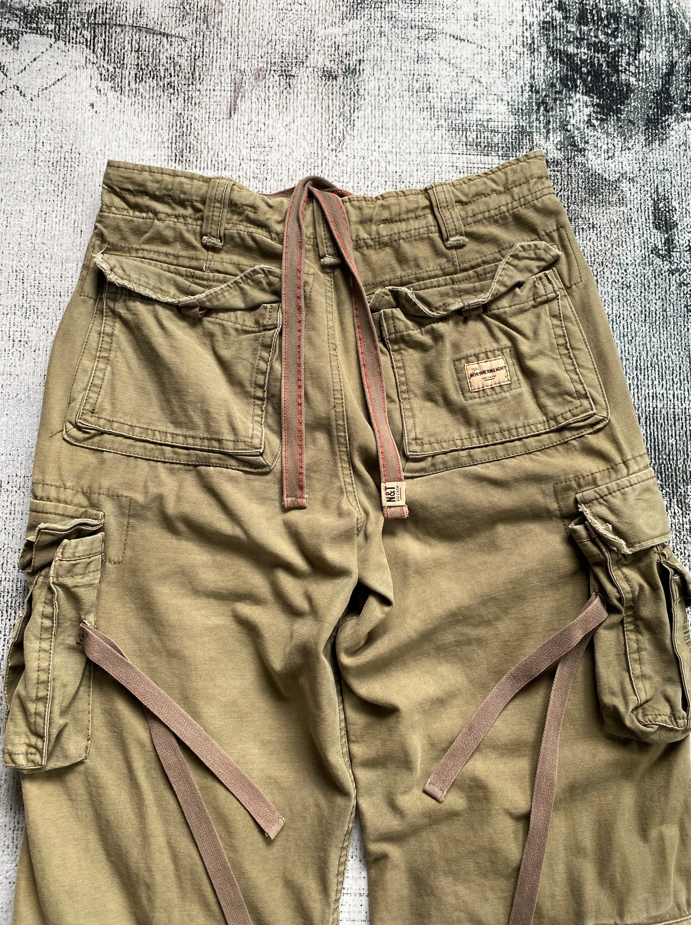 Vintage Utility Tactical Cargo Pants Multi Pocket Bondage Pants Size US 30 / EU 46 - 12 Thumbnail