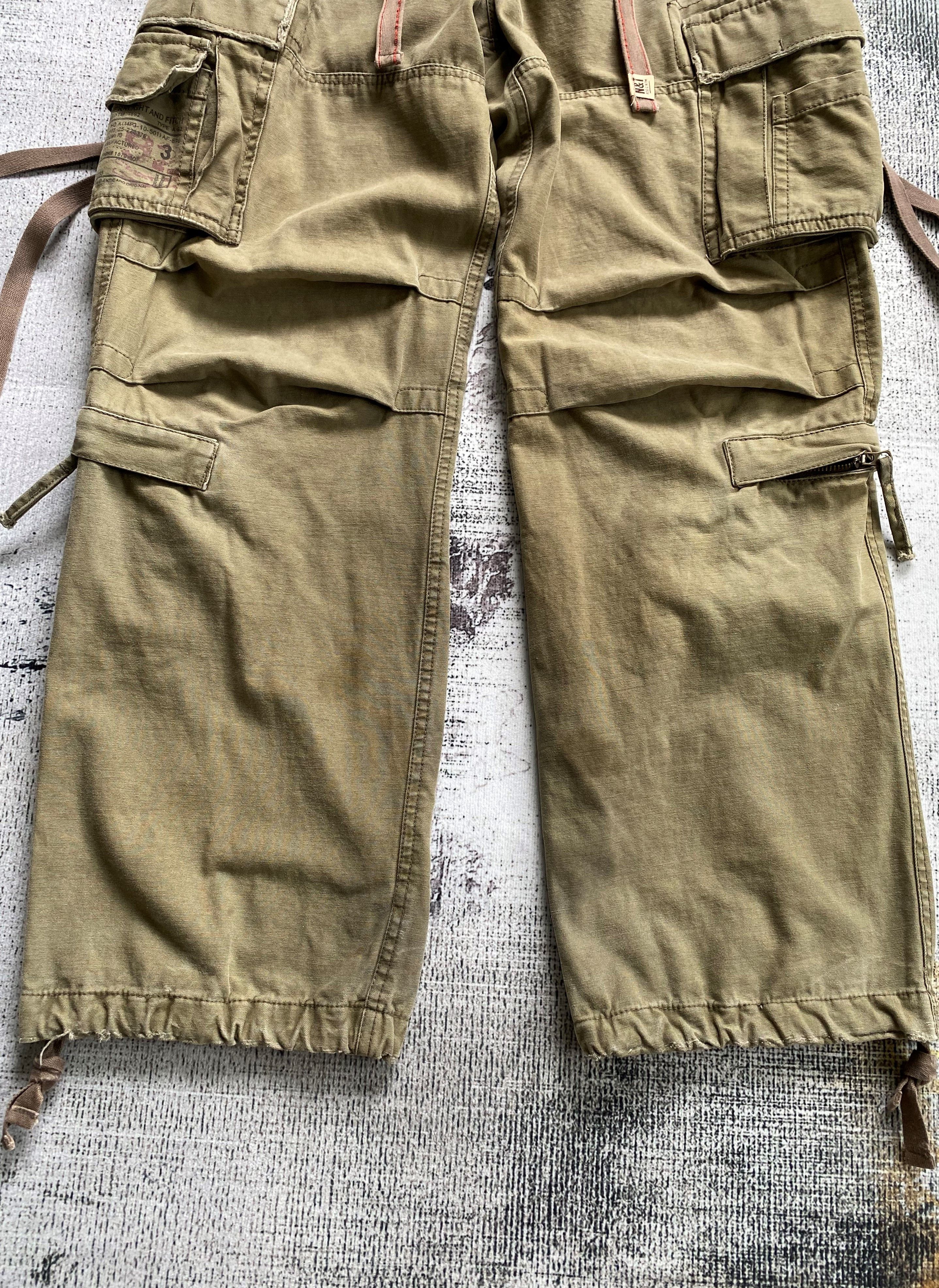 Vintage Utility Tactical Cargo Pants Multi Pocket Bondage Pants Size US 30 / EU 46 - 8 Thumbnail