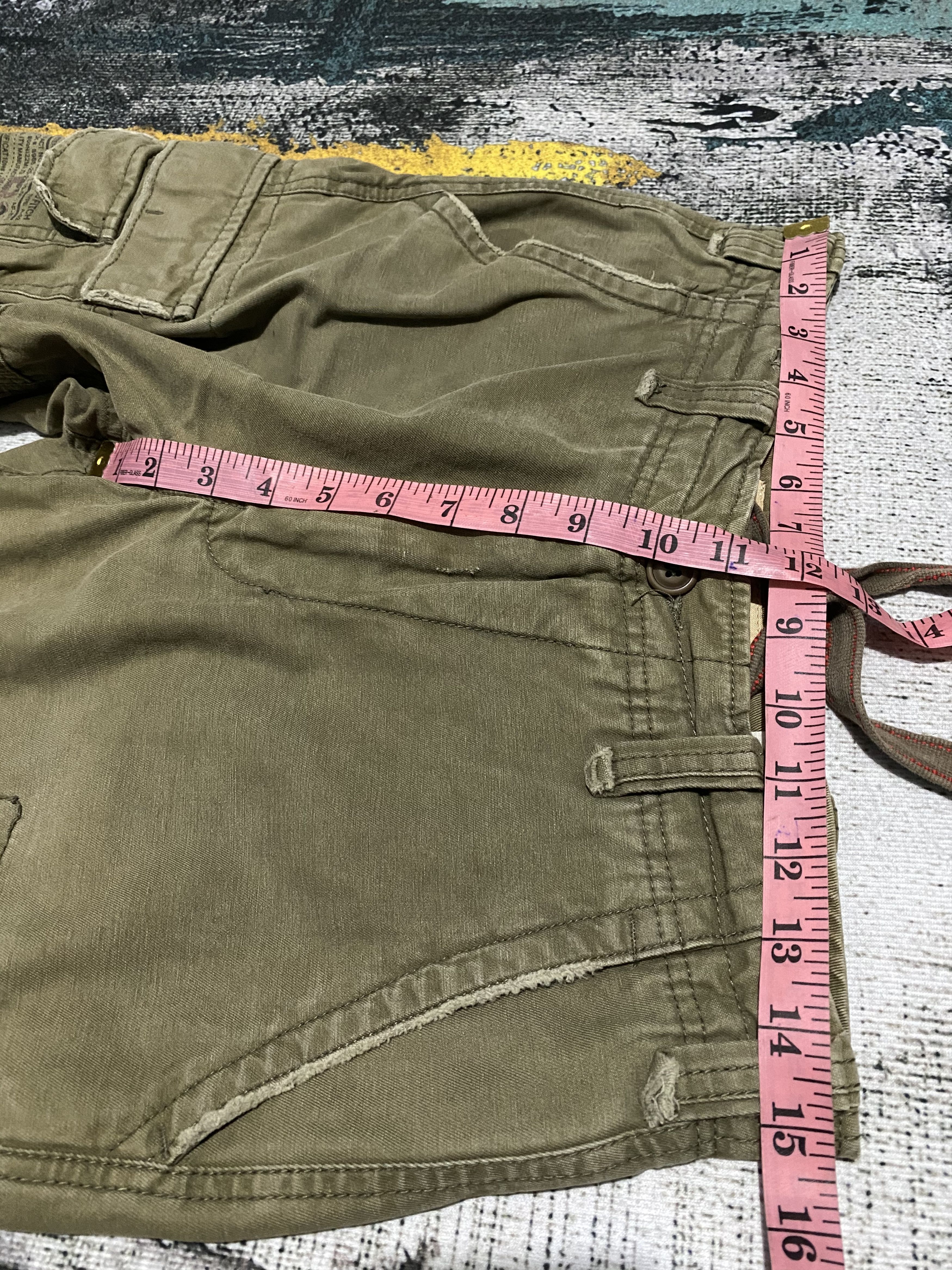Vintage Utility Tactical Cargo Pants Multi Pocket Bondage Pants Size US 30 / EU 46 - 15 Thumbnail