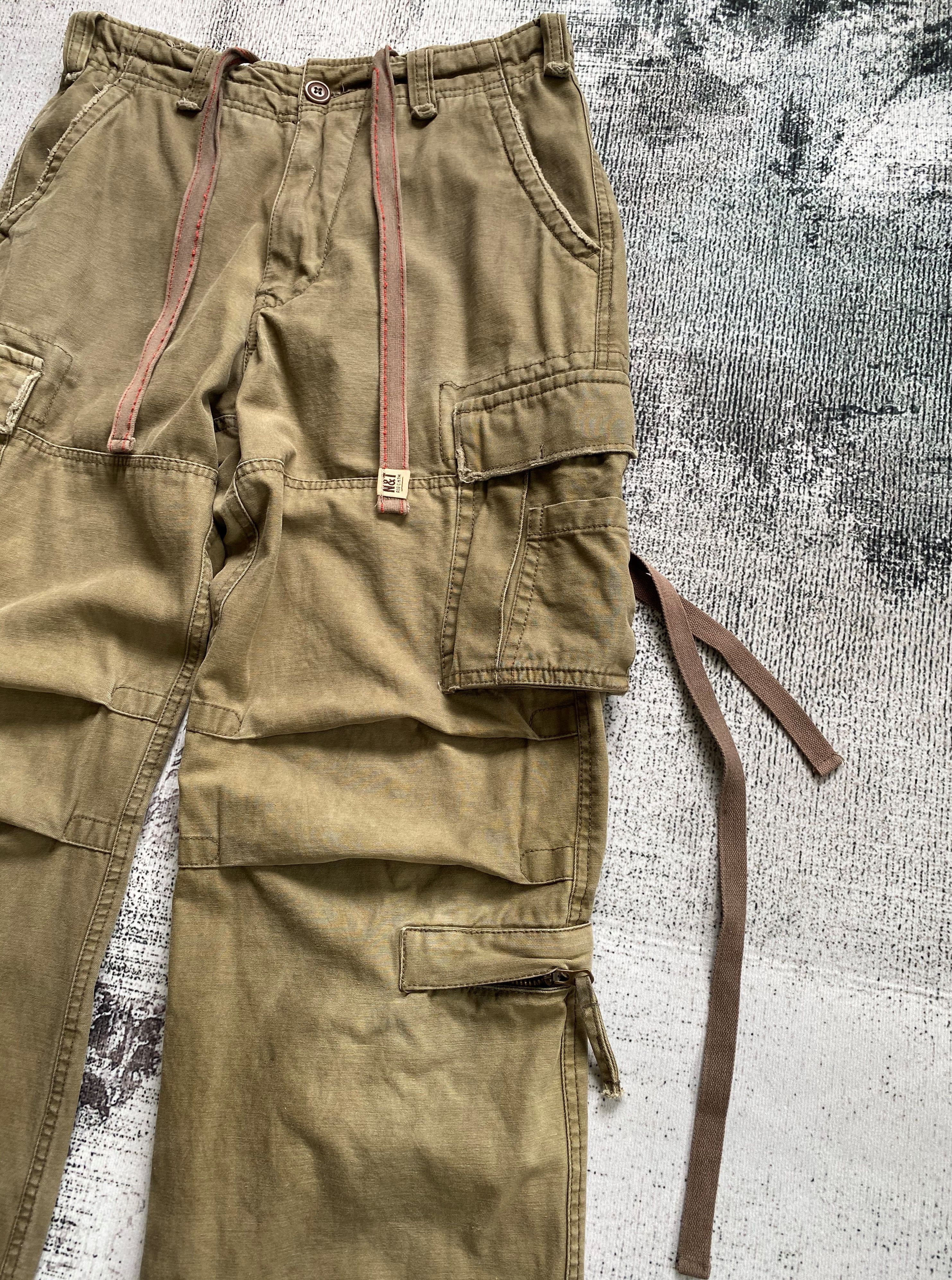 Vintage Utility Tactical Cargo Pants Multi Pocket Bondage Pants Size US 30 / EU 46 - 7 Thumbnail