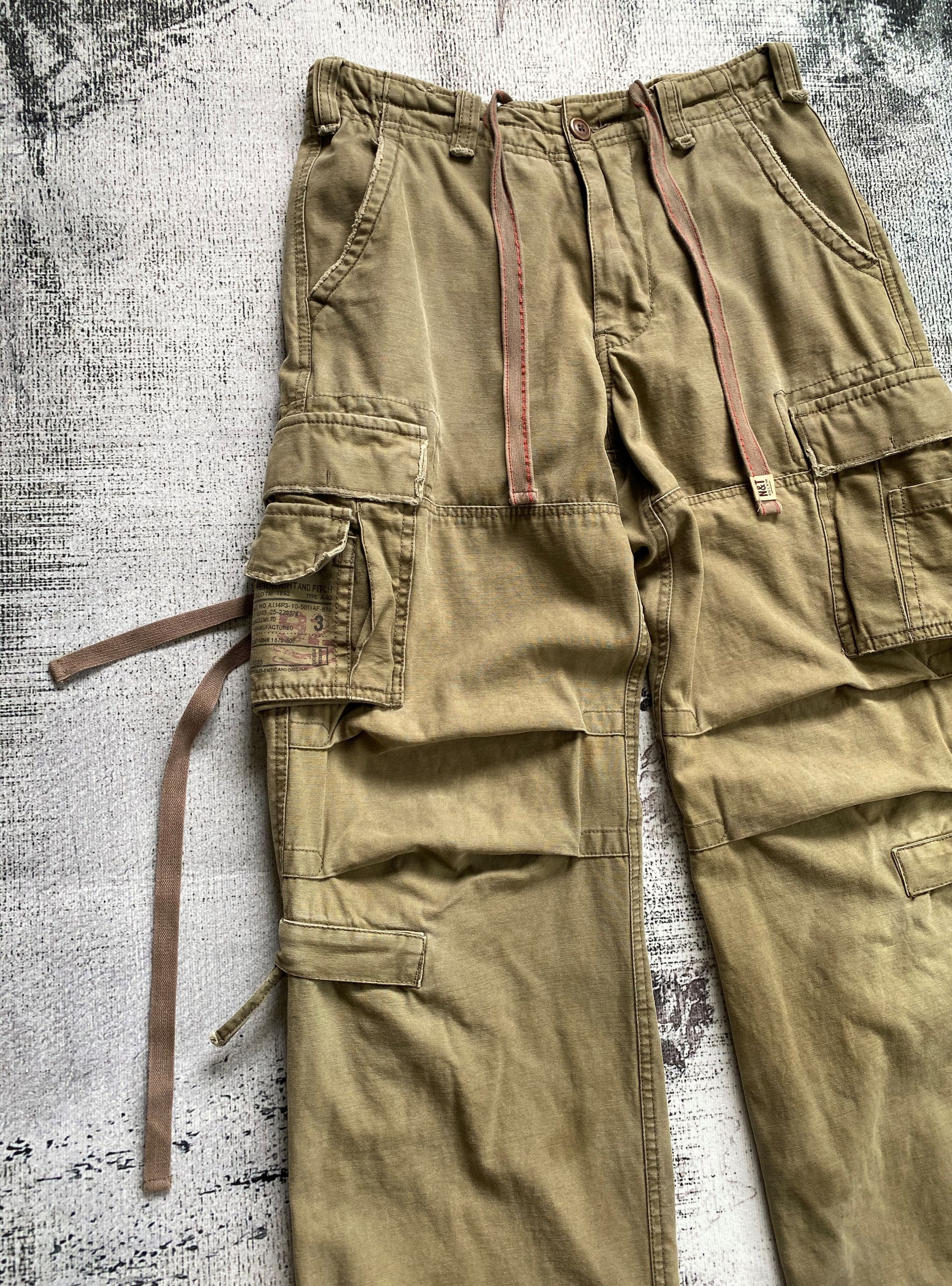 Vintage Utility Tactical Cargo Pants Multi Pocket Bondage Pants Size US 30 / EU 46 - 5 Thumbnail