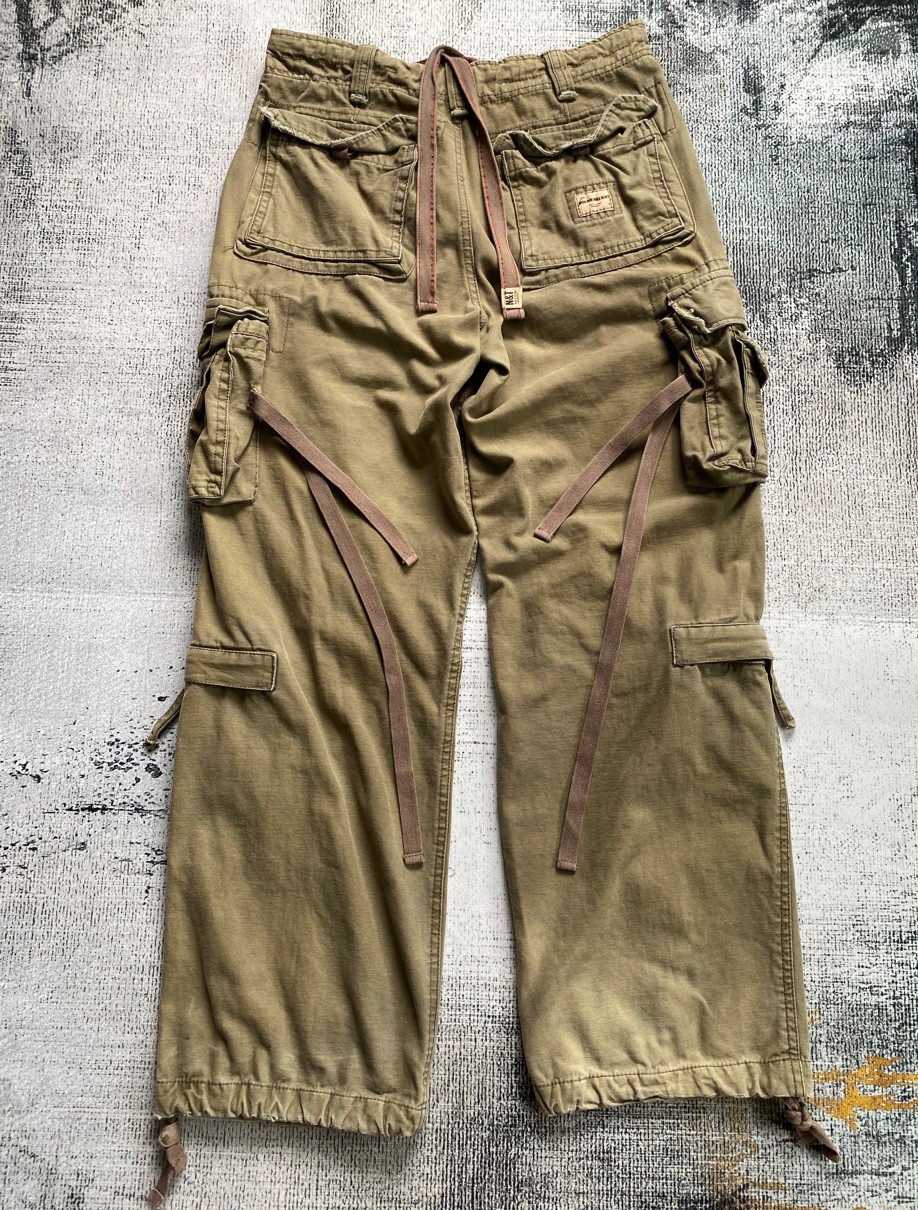 Vintage Utility Tactical Cargo Pants Multi Pocket Bondage Pants Size US 30 / EU 46 - 2 Thumbnail