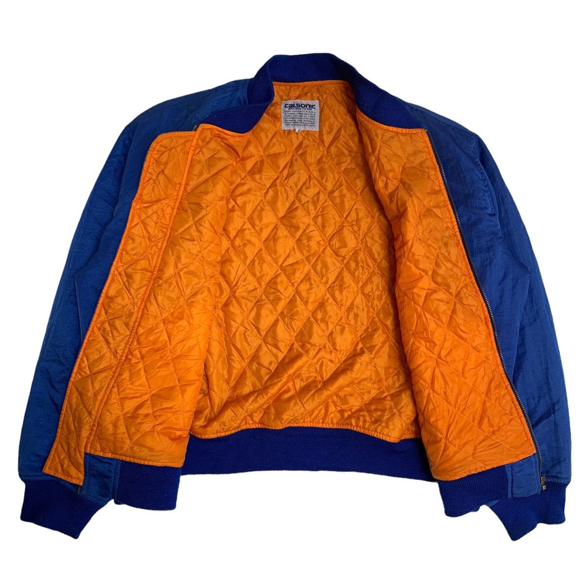 Sports Specialties Vintage 90s calsonic racing team bomber jacket Size US L / EU 52-54 / 3 - 6 Thumbnail