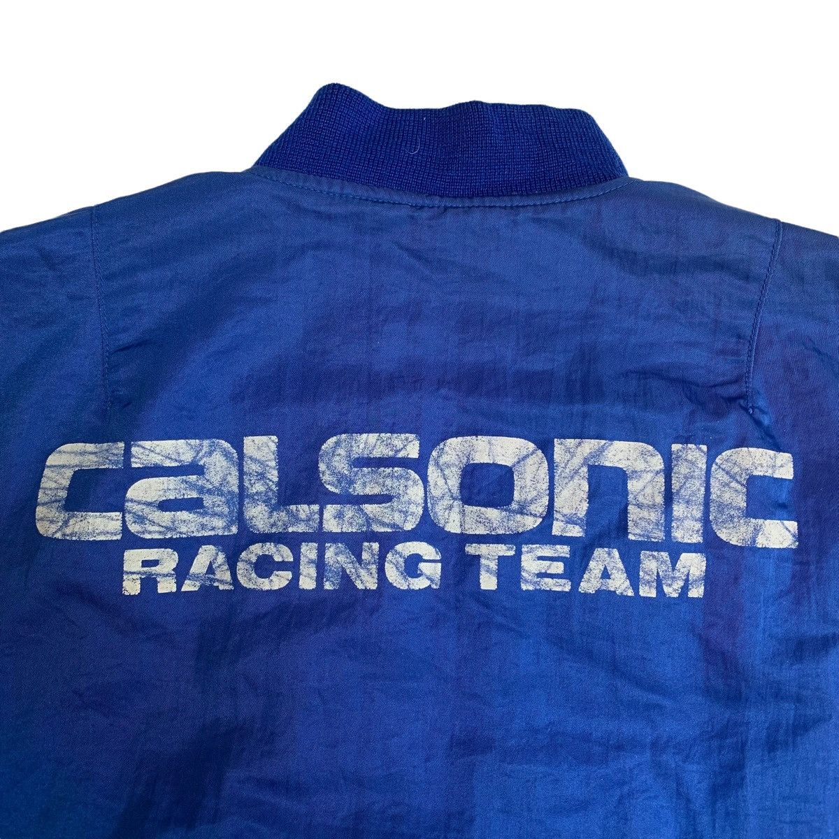 Sports Specialties Vintage 90s calsonic racing team bomber jacket Size US L / EU 52-54 / 3 - 5 Thumbnail