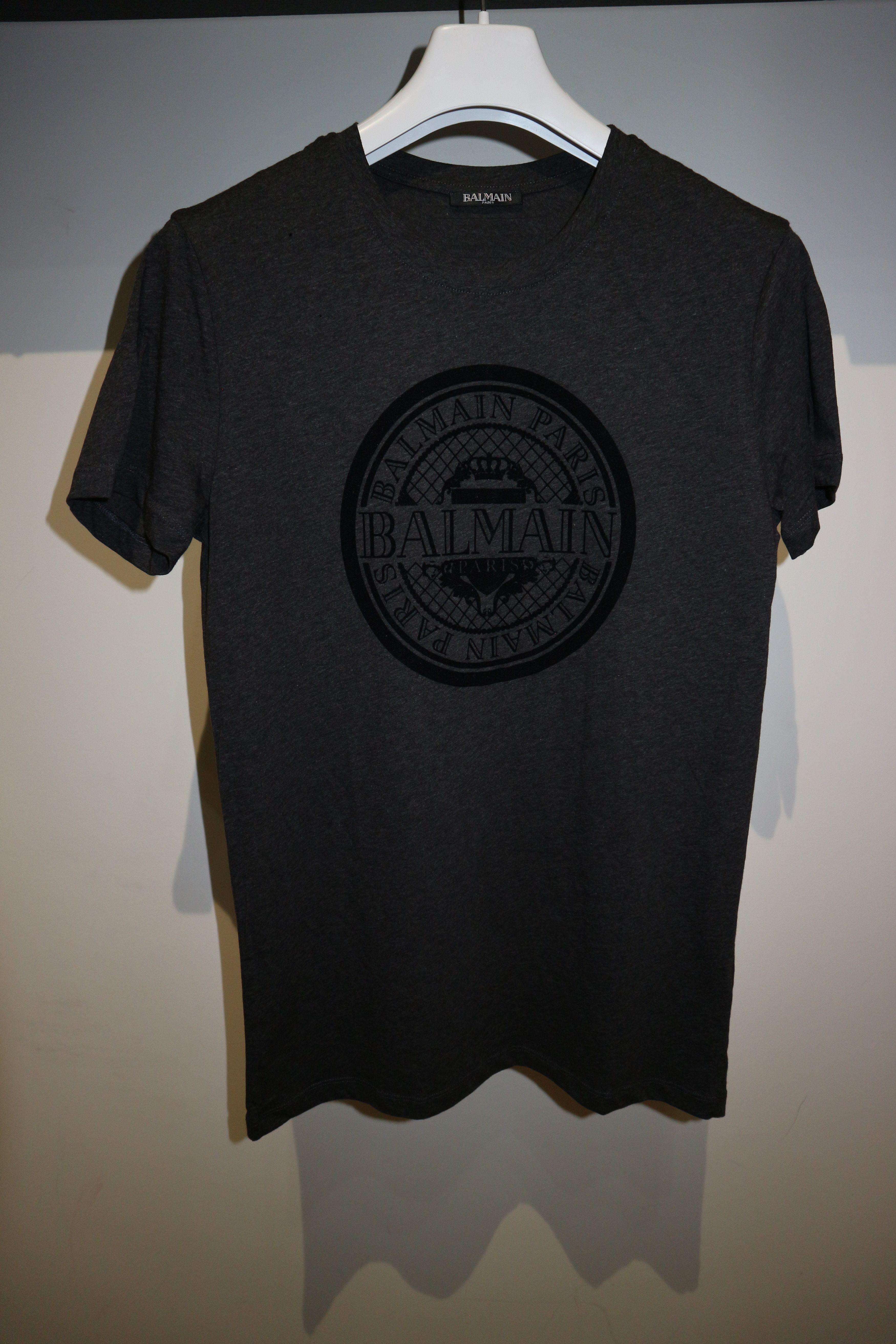 Balmain velvet logo print t-shirt Size US XS / EU 42 / 0 - 1 Thumbnail