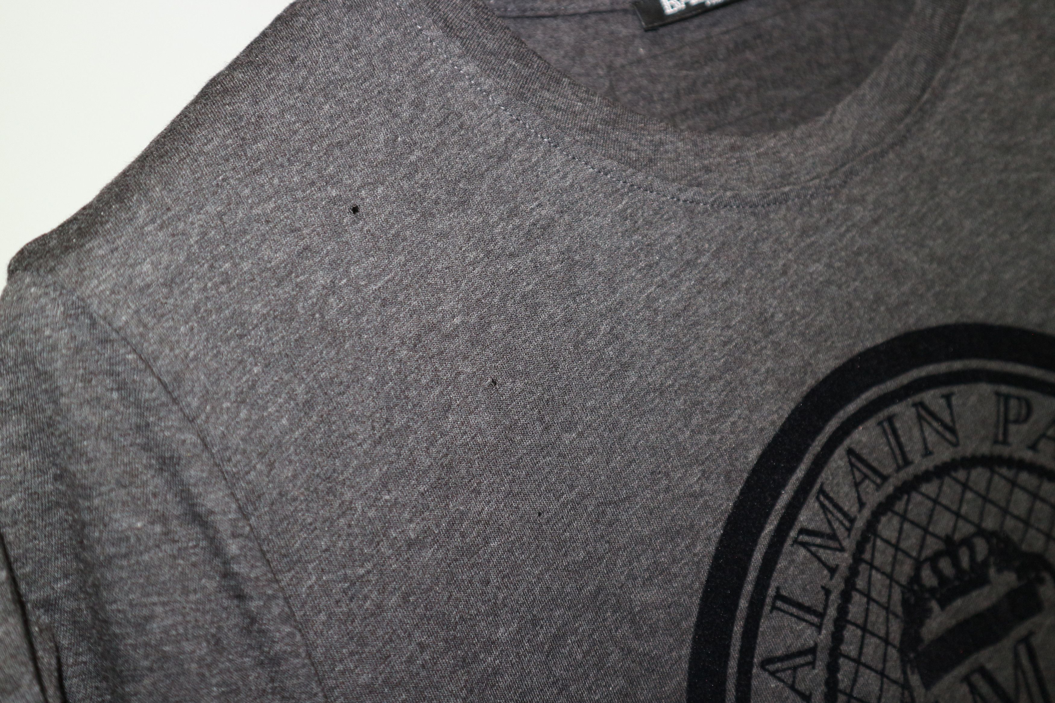 Balmain velvet logo print t-shirt Size US XS / EU 42 / 0 - 5 Thumbnail