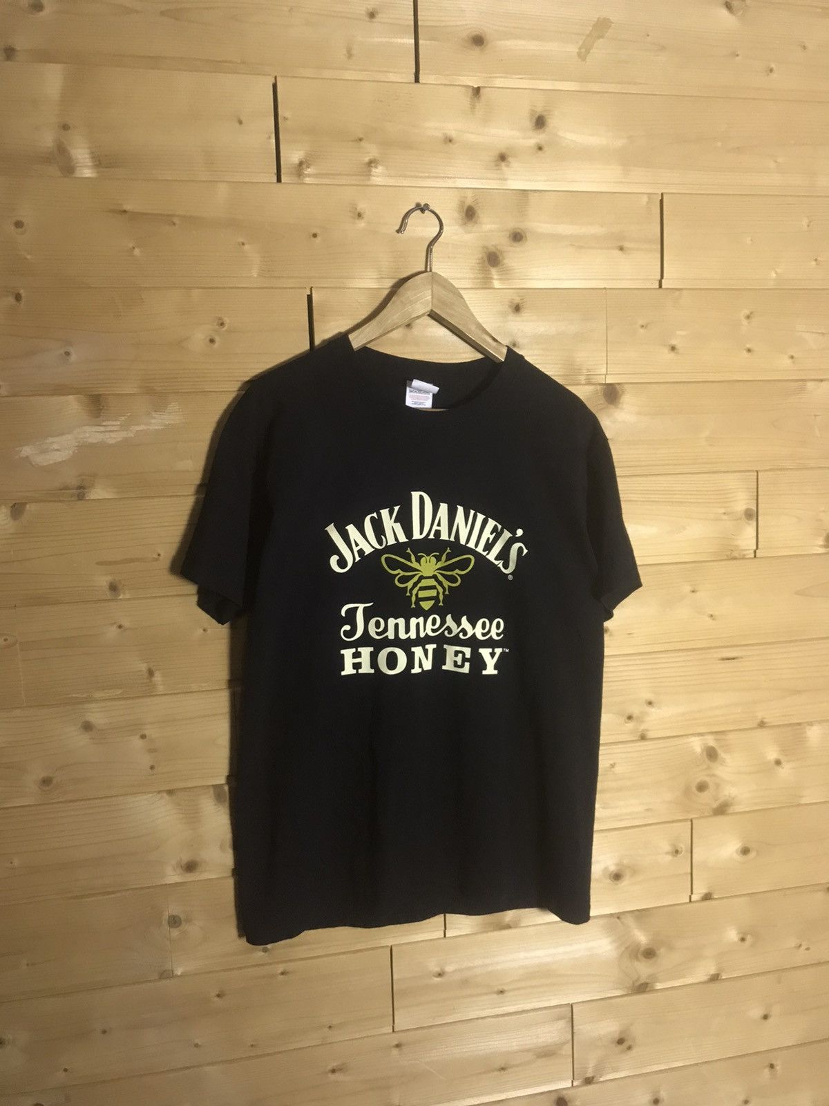 T-shirt Jack Daniels Vain Glory - Noir - Taille M - Coton - Vintage