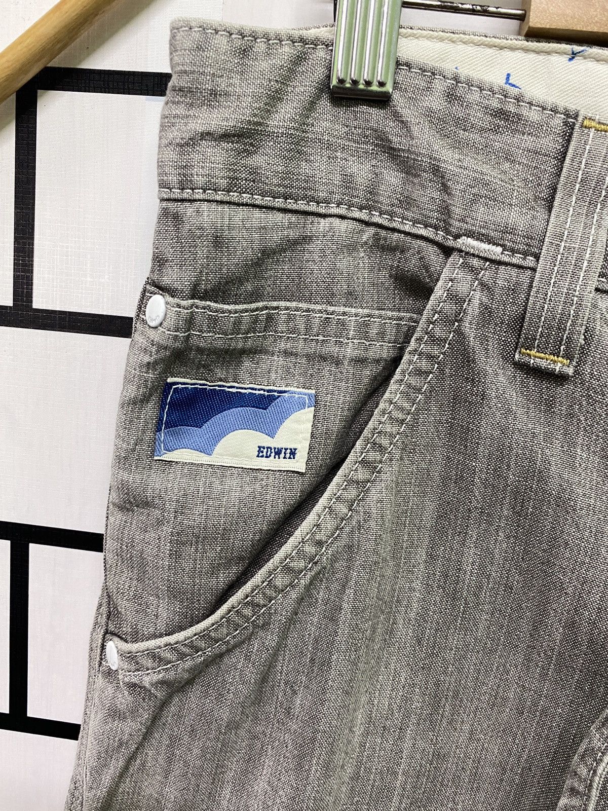 Designer × Edwin × Japanese Brand Edwin Japan Cambray Drawstring Pants Size US 30 / EU 46 - 8 Thumbnail