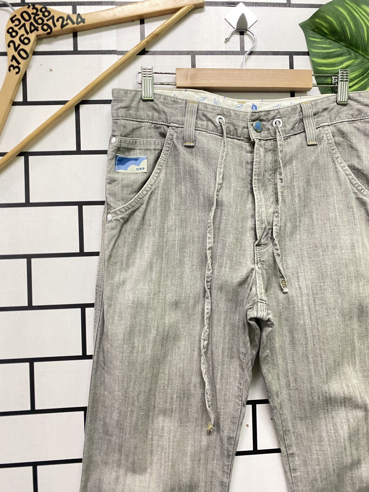 Designer × Edwin × Japanese Brand Edwin Japan Cambray Drawstring Pants Size US 30 / EU 46 - 3 Thumbnail