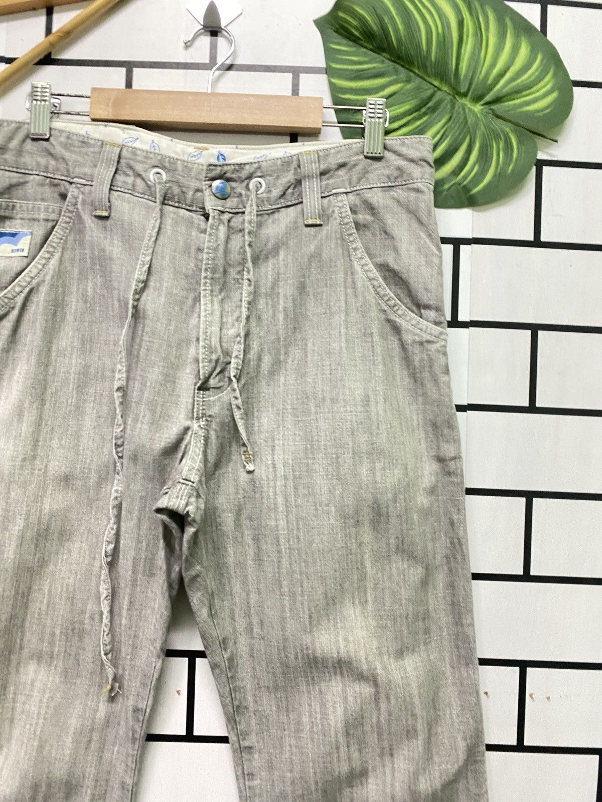 Designer × Edwin × Japanese Brand Edwin Japan Cambray Drawstring Pants Size US 30 / EU 46 - 4 Thumbnail