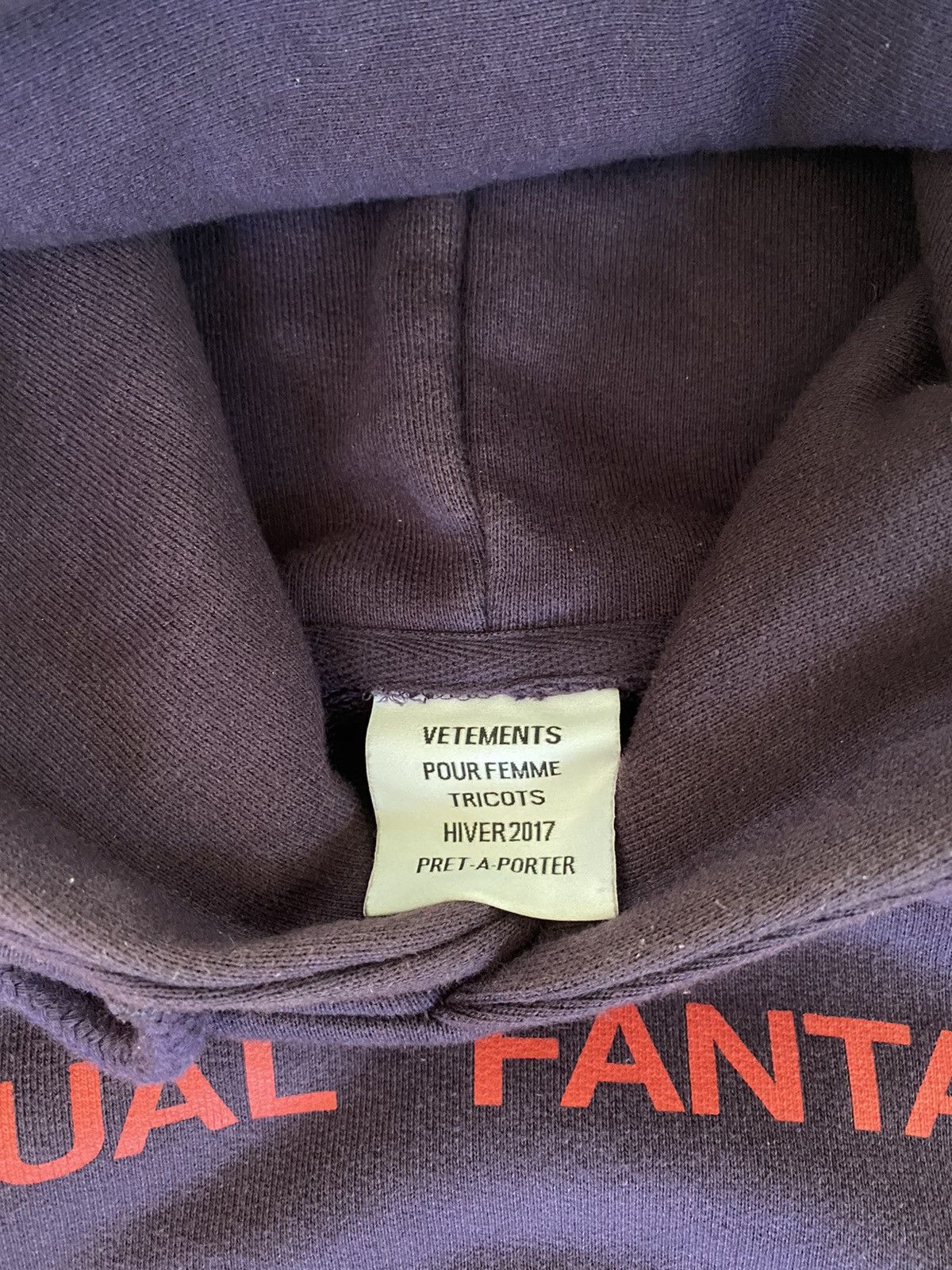 Vetements Sexual Fantasies Cropped Hoodie W/ Shoulder Pads Size US M / EU 48-50 / 2 - 6 Thumbnail