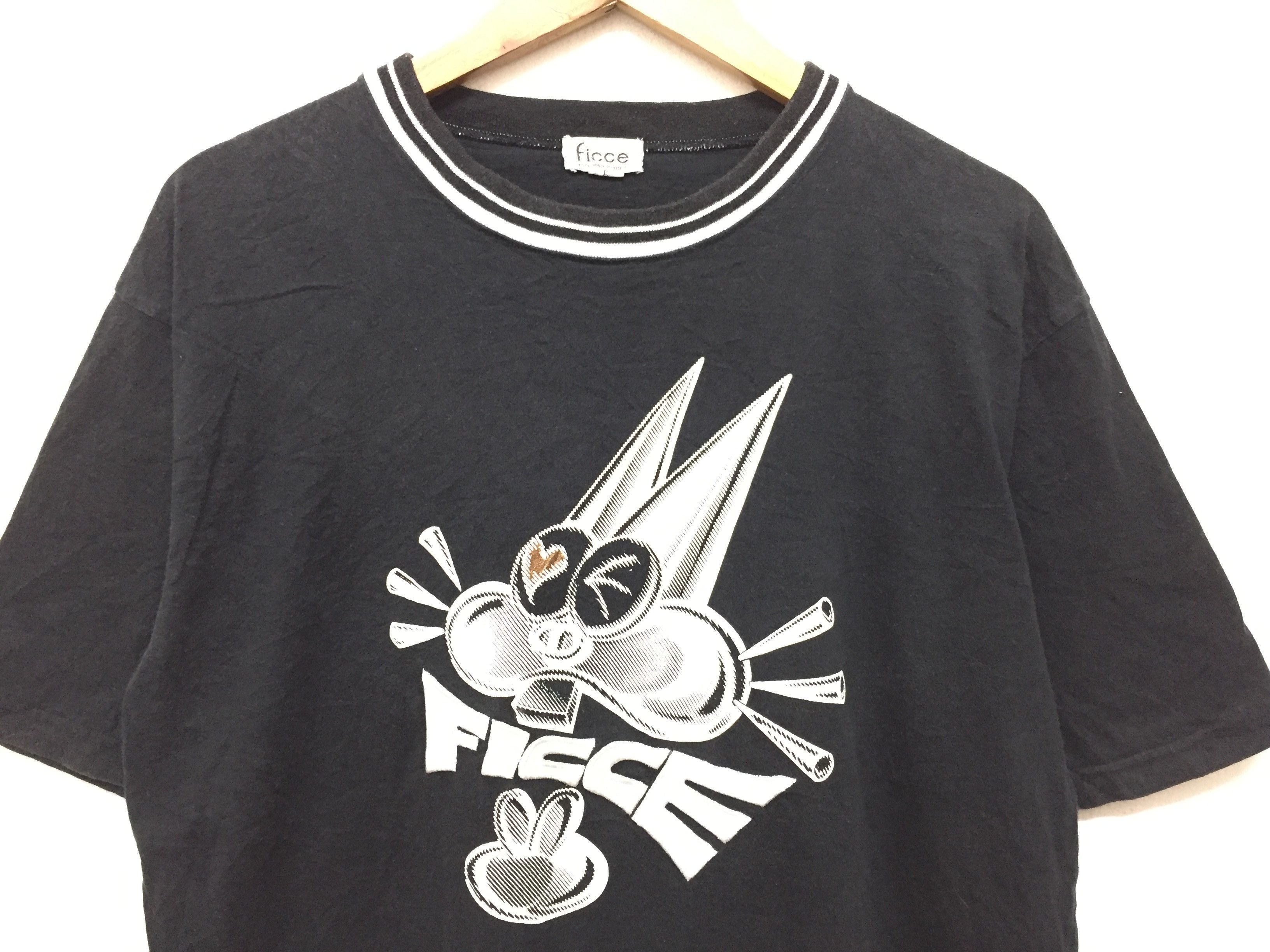 Japanese Brand × Yoshiyuki Konishi 90's FICCE by YOSHIYUKI KONISHI embroidered logo tee Size US L / EU 52-54 / 3 - 3 Thumbnail