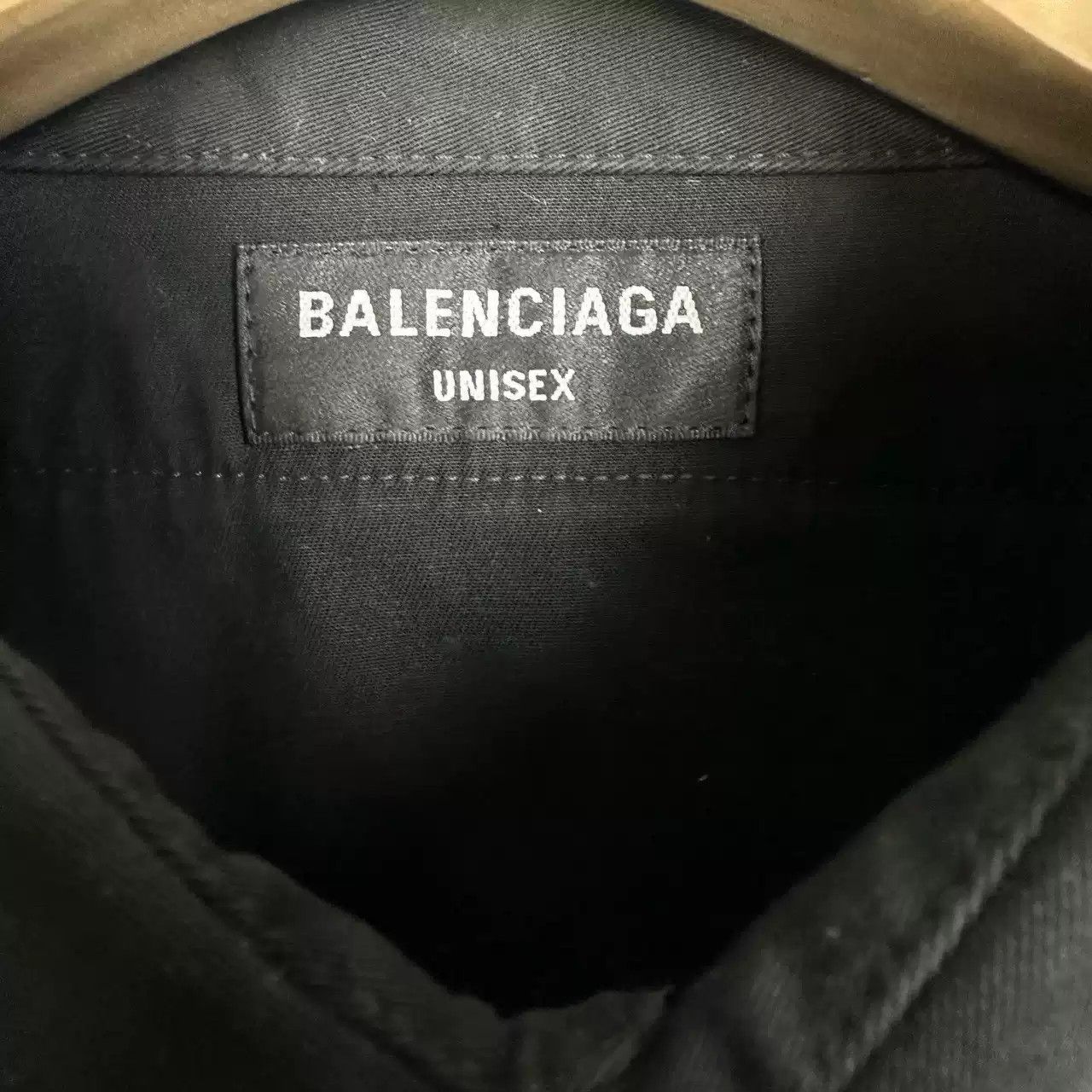 Balenciaga `Balenciaga 21aw GAMER Logo Shirt Size US M / EU 48-50 / 2 - 5 Thumbnail