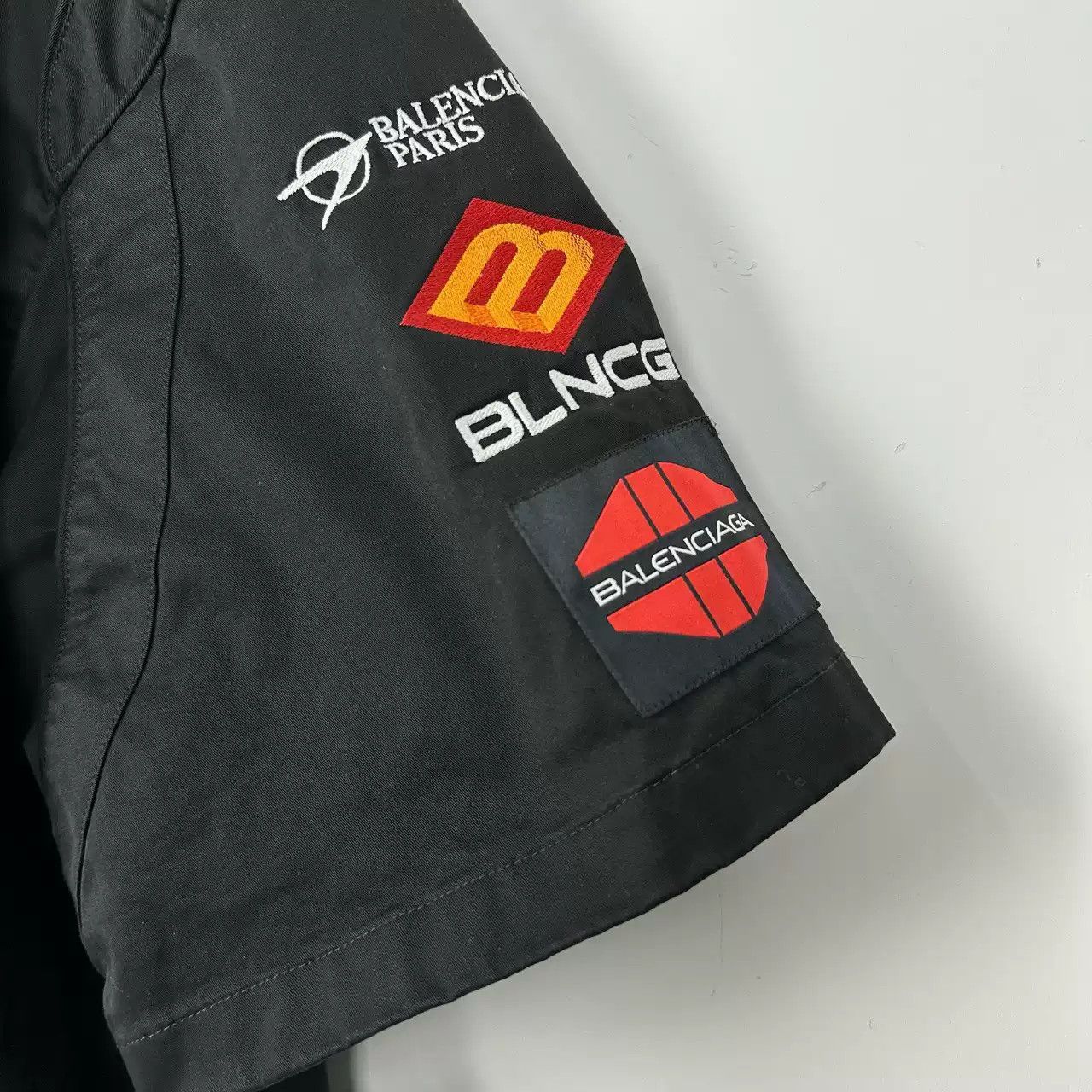Balenciaga `Balenciaga 21aw GAMER Logo Shirt Size US M / EU 48-50 / 2 - 4 Thumbnail