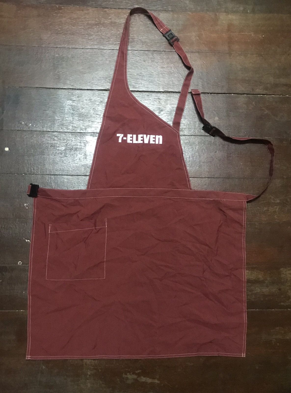 Japanese Brand × Vintage 🔥rare🔥Vintage 7-Eleven spellout apron Size US L / EU 52-54 / 3 - 8 Thumbnail