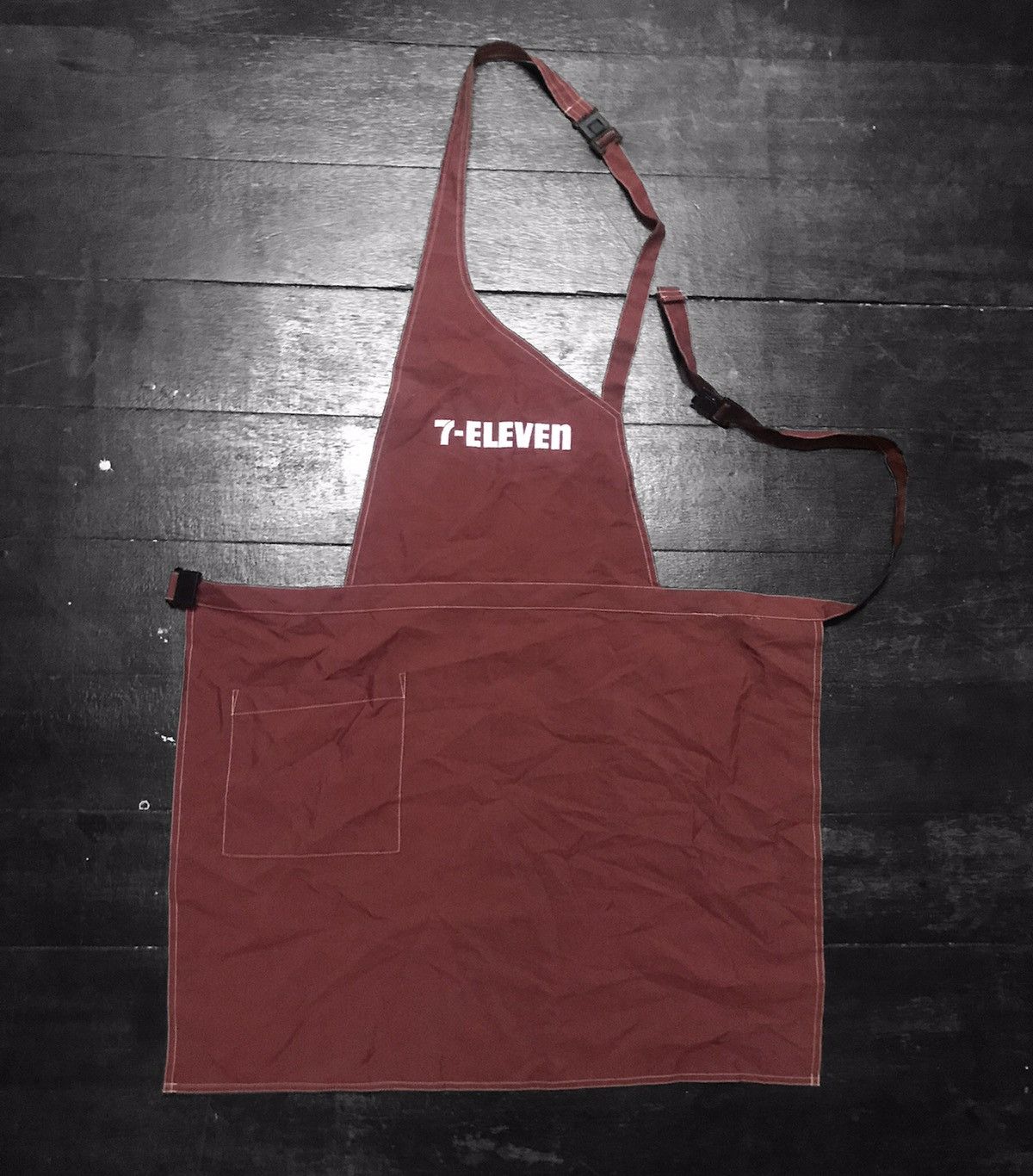 Japanese Brand × Vintage 🔥rare🔥Vintage 7-Eleven spellout apron Size US L / EU 52-54 / 3 - 1 Thumbnail