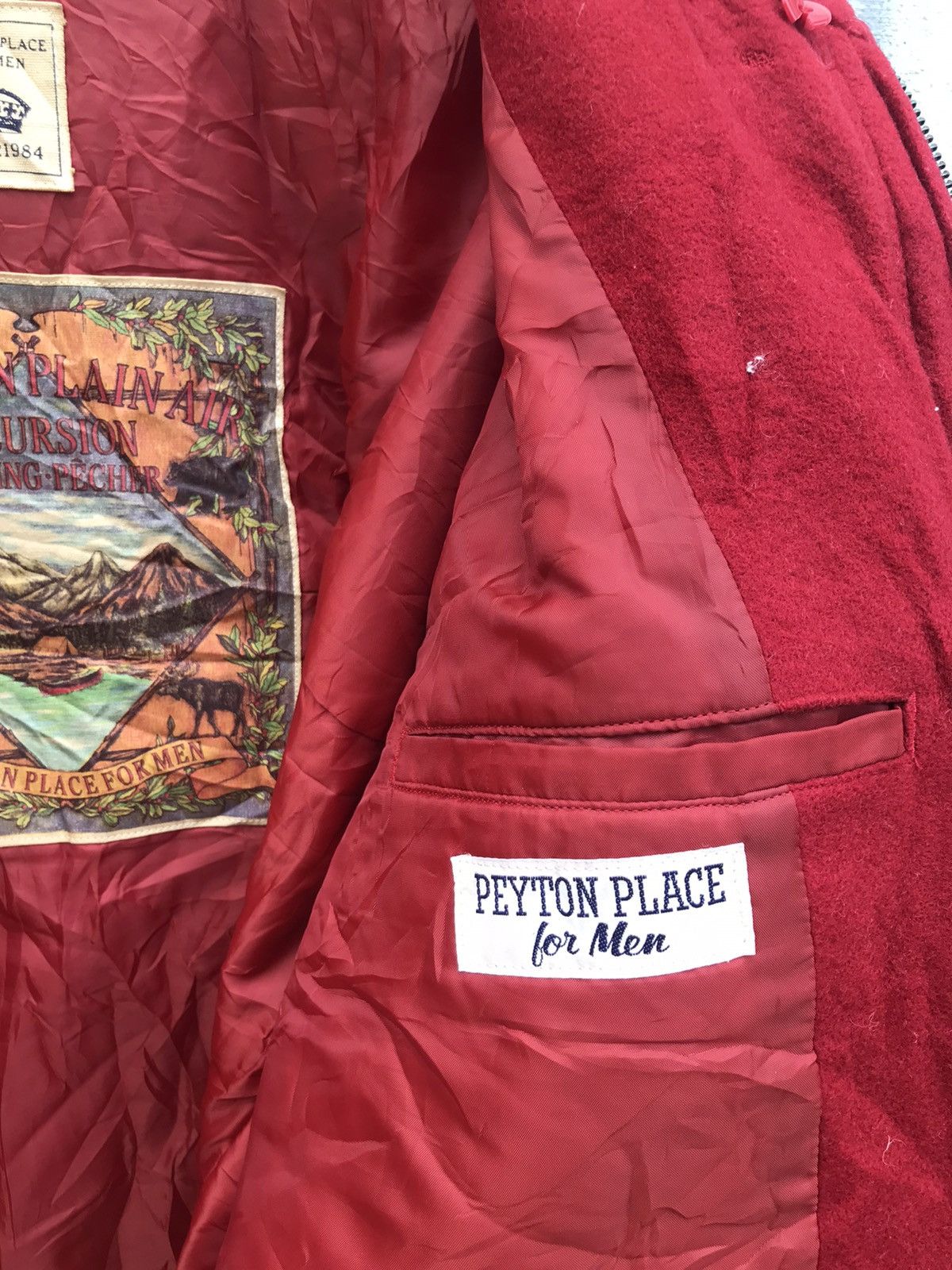 PPFM 🔥Rare🔥Vintage Peyton place for men wool jacket Size US L / EU 52-54 / 3 - 9 Thumbnail