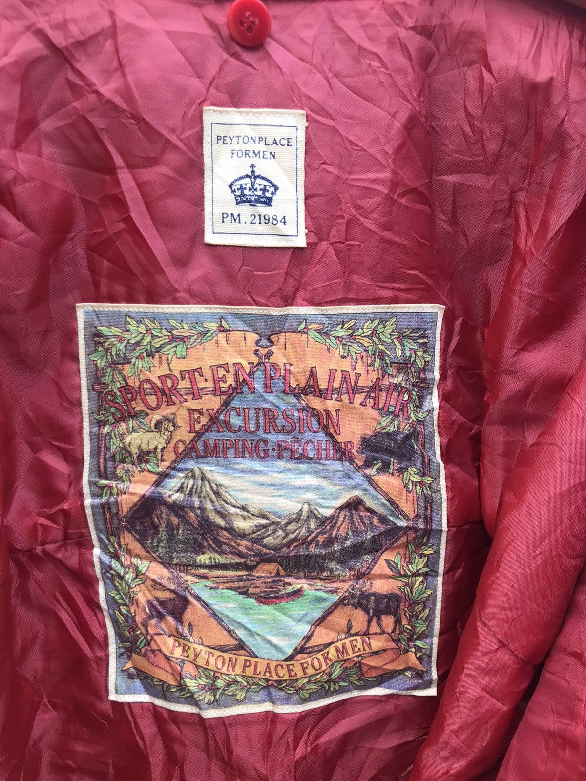 PPFM 🔥Rare🔥Vintage Peyton place for men wool jacket Size US L / EU 52-54 / 3 - 7 Thumbnail