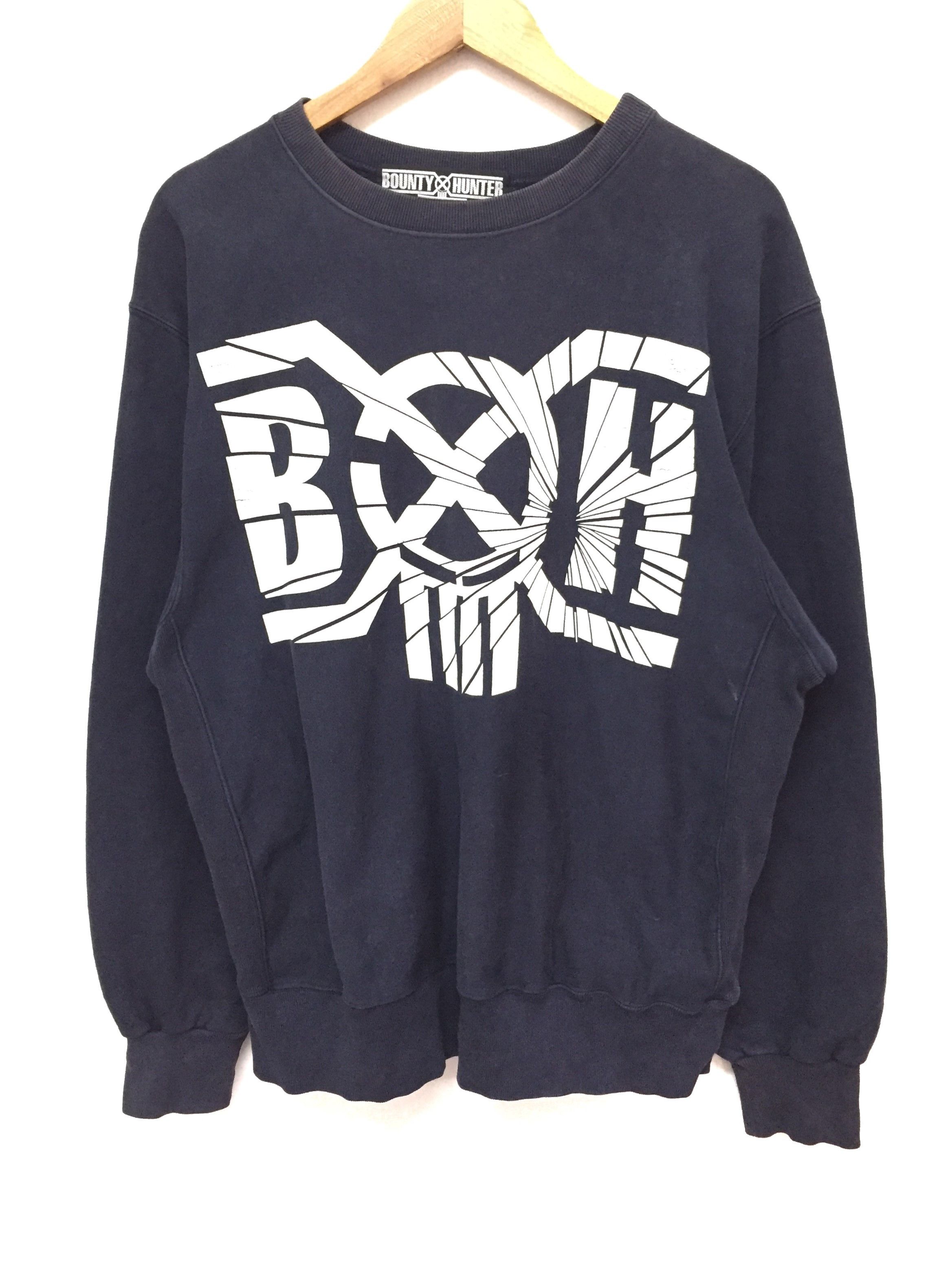 image of 90's Bounty Hunter Logo Made In Usa in Faded Black, Men's (Size Large)