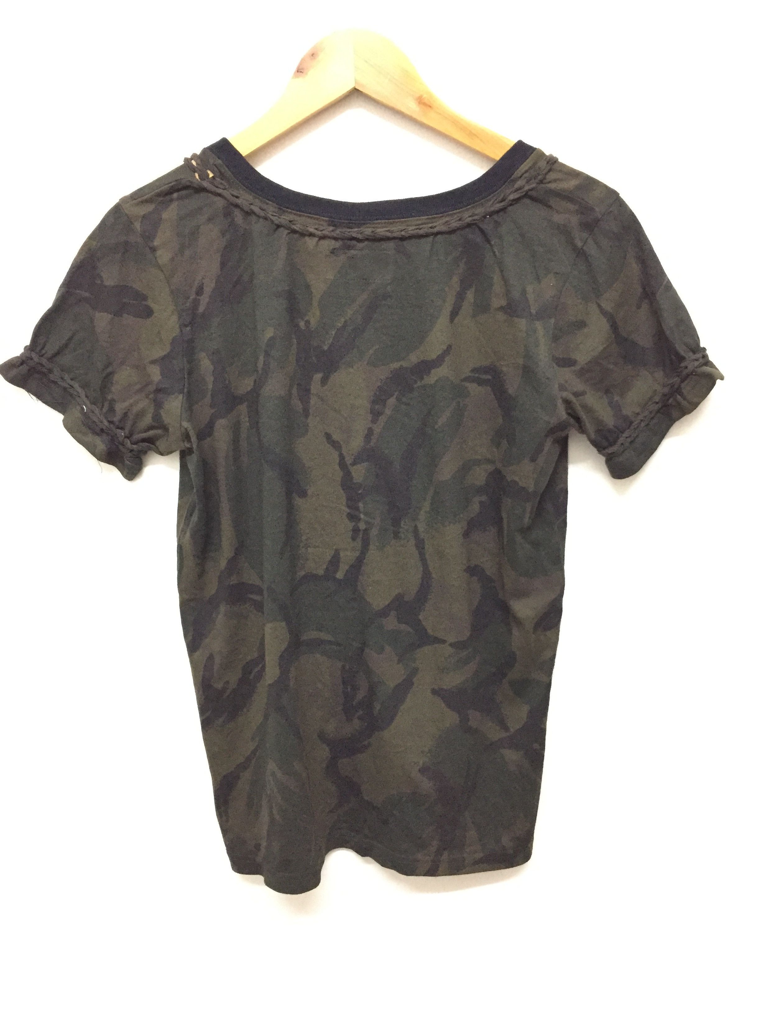 Japanese Brand × Number (N)ine NUMBER NINE x 1PIU1UGUALE3 camo braided tee Size US XXS / EU 40 - 9 Thumbnail