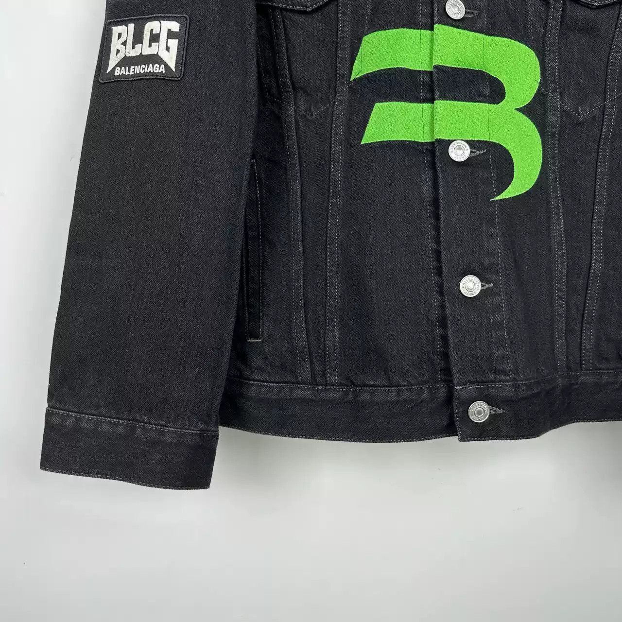 Balenciaga Balenciaga 21aw Gamer Logo Denim JKT Size US XS / EU 42 / 0 - 4 Thumbnail