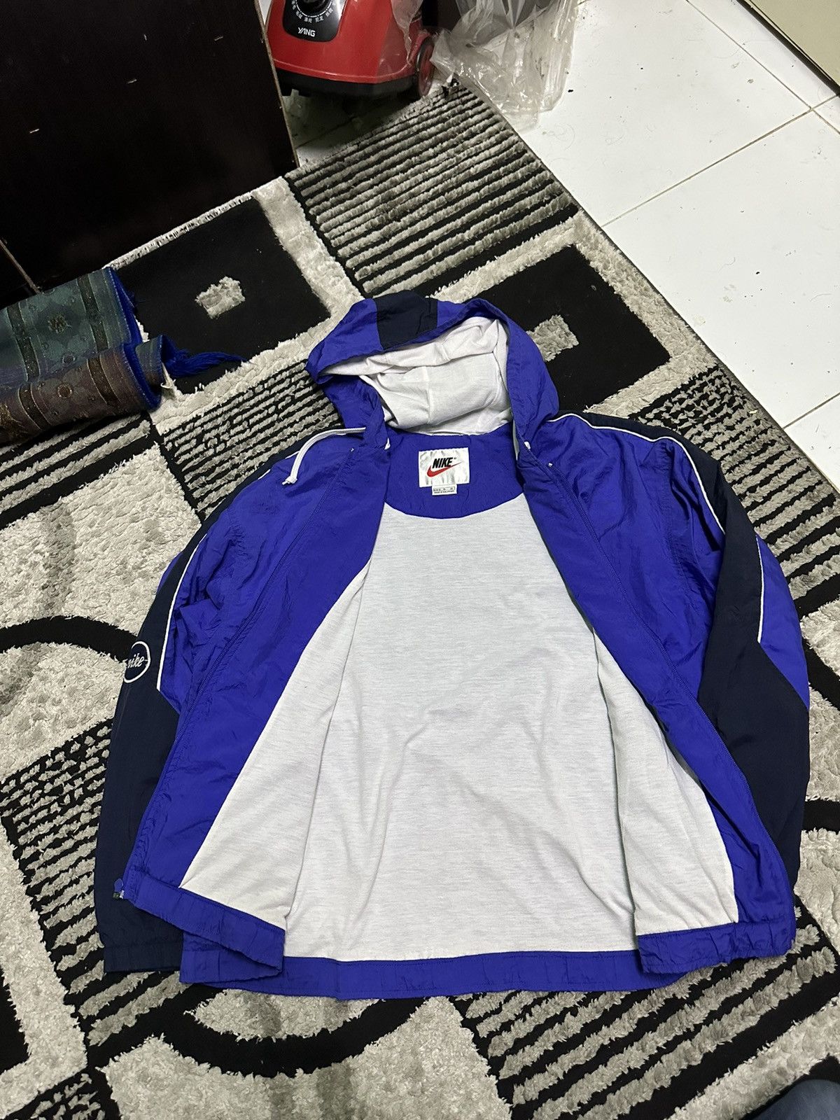 Vintage Vintage 90s nike jacket hoodie Size US XL / EU 56 / 4 - 5 Thumbnail