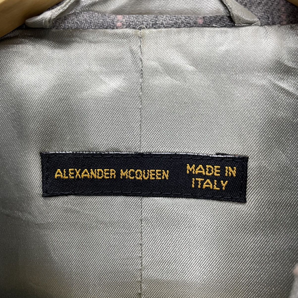 Alexander McQueen ❄️ALEXANDER MCQUEEN FW2011 SINGLE BREAST STRIPED BLAZER COAT Size S / US 4 / IT 40 - 9 Thumbnail