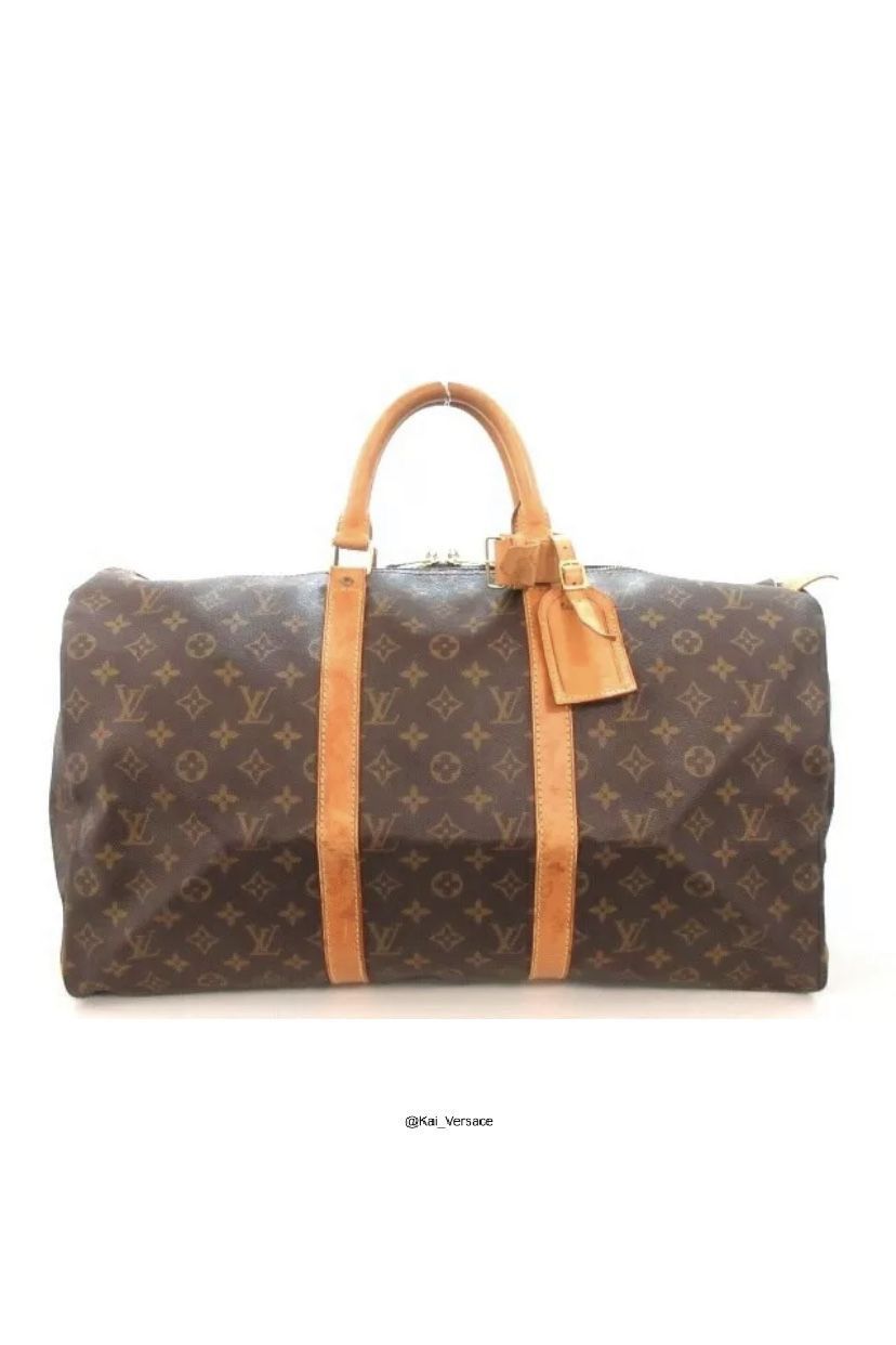 Louis Vuitton Keepall 50 Monogram Duffle Bag Size ONE SIZE - 1 Thumbnail