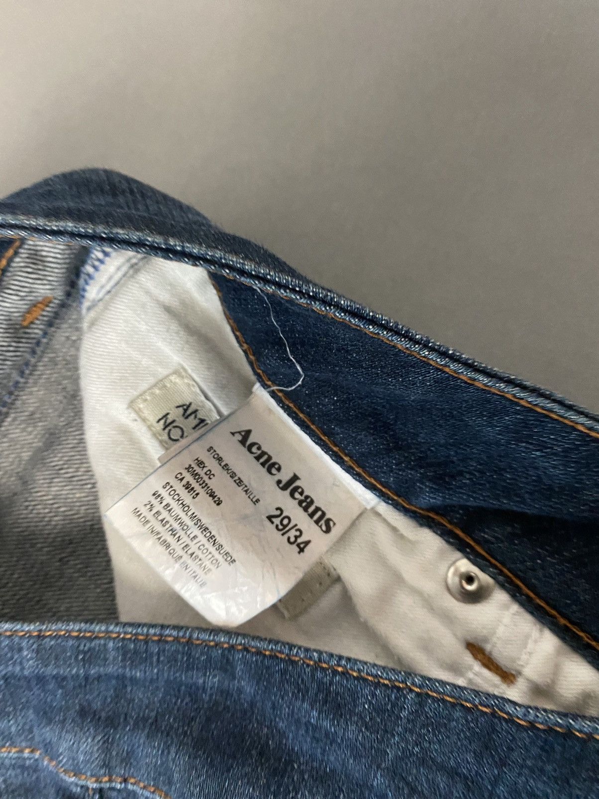 Acne Studios × Vintage Acne vintage navy jeans denim pants Size US 29 - 8 Thumbnail