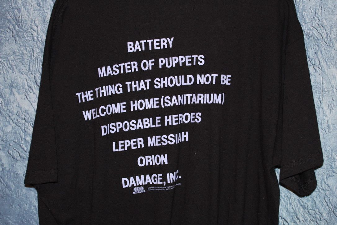 Metallica Vintage Metallica Tee Size US XL / EU 56 / 4 - 5 Thumbnail