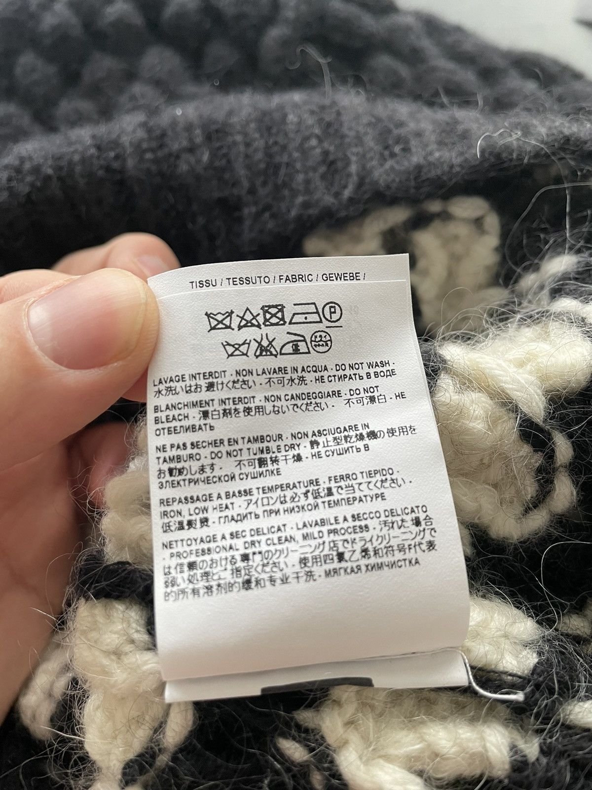 Hedi Slimane × Saint Laurent Paris × Yves Saint Laurent $1,500 NEW Super Runway Limited Edition Alpaca Wool Sweater Size US L / EU 52-54 / 3 - 16 Thumbnail