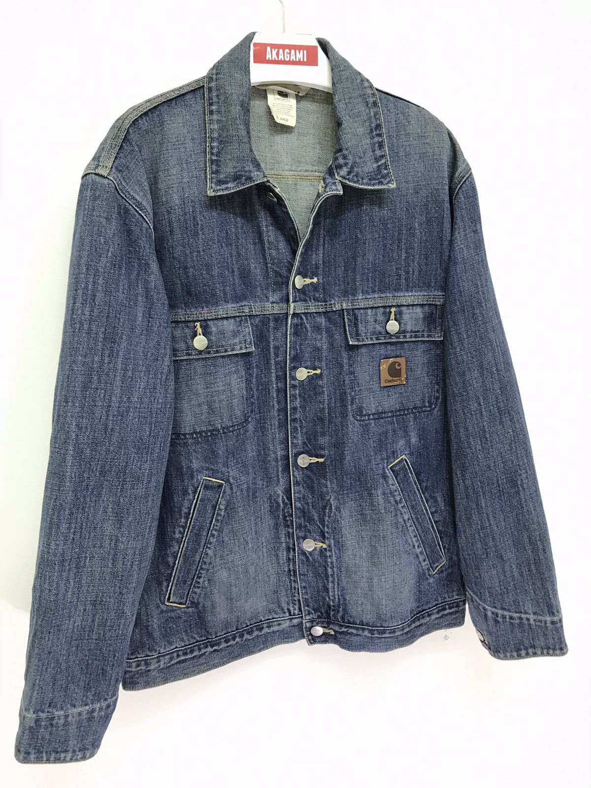 Carhartt Carhartt Denim Jacket Workwear 6🟩2 Size US L / EU 52-54 / 3 - 2 Thumbnail