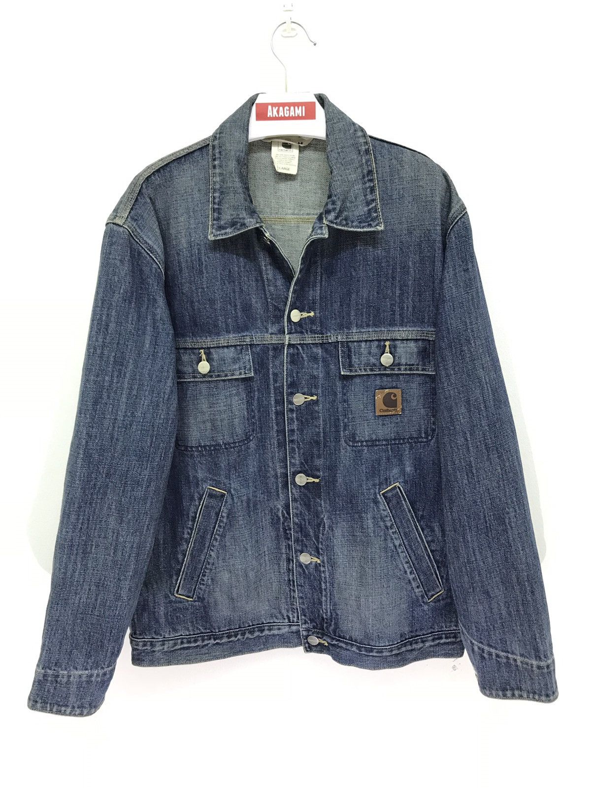 Carhartt Carhartt Denim Jacket Workwear 6🟩2 Size US L / EU 52-54 / 3 - 1 Thumbnail
