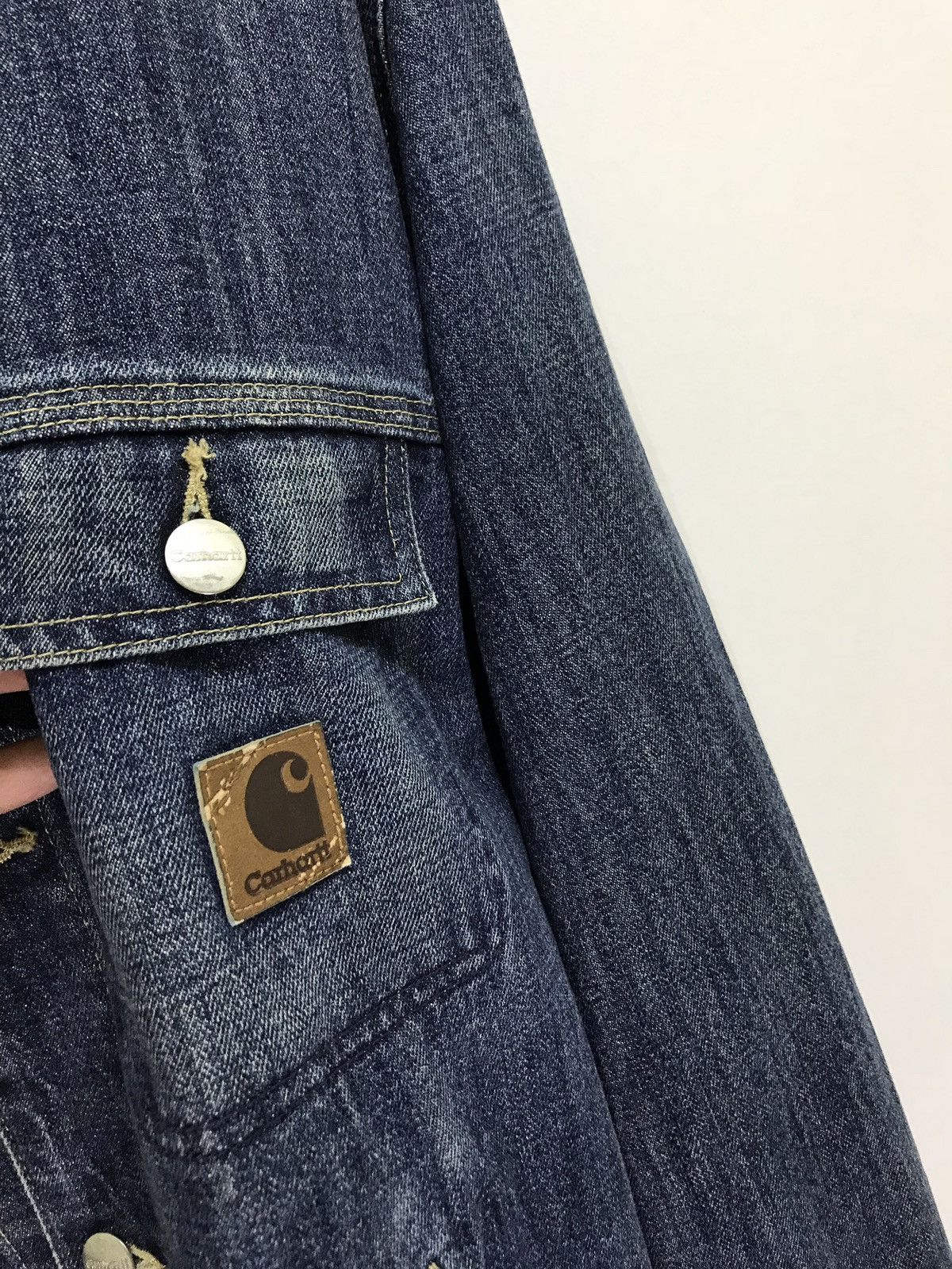 Carhartt Carhartt Denim Jacket Workwear 6🟩2 Size US L / EU 52-54 / 3 - 4 Thumbnail
