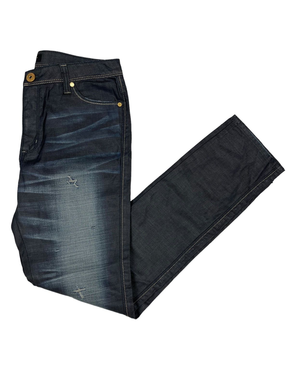 Japanese Brand × Vintage Amazing Japanese Brand Theoria Distressed Denim Jeans Size US 31 - 3 Thumbnail