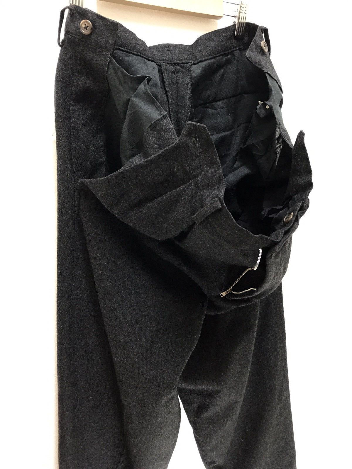 Yohji Yamamoto Vintage 90s Y’s For Men Wool Trouser Balloon Size US 28 / EU 44 - 2 Thumbnail