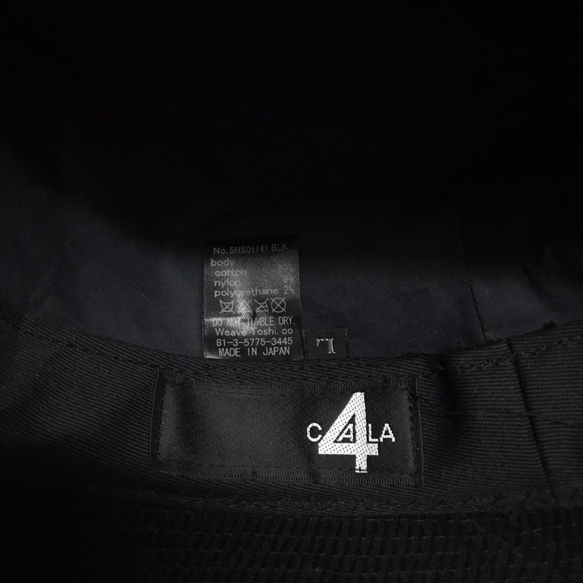 CA4LA Steals‼️Vintage CA4LA Fedora Black Bucket Hat Size ONE SIZE - 7 Thumbnail